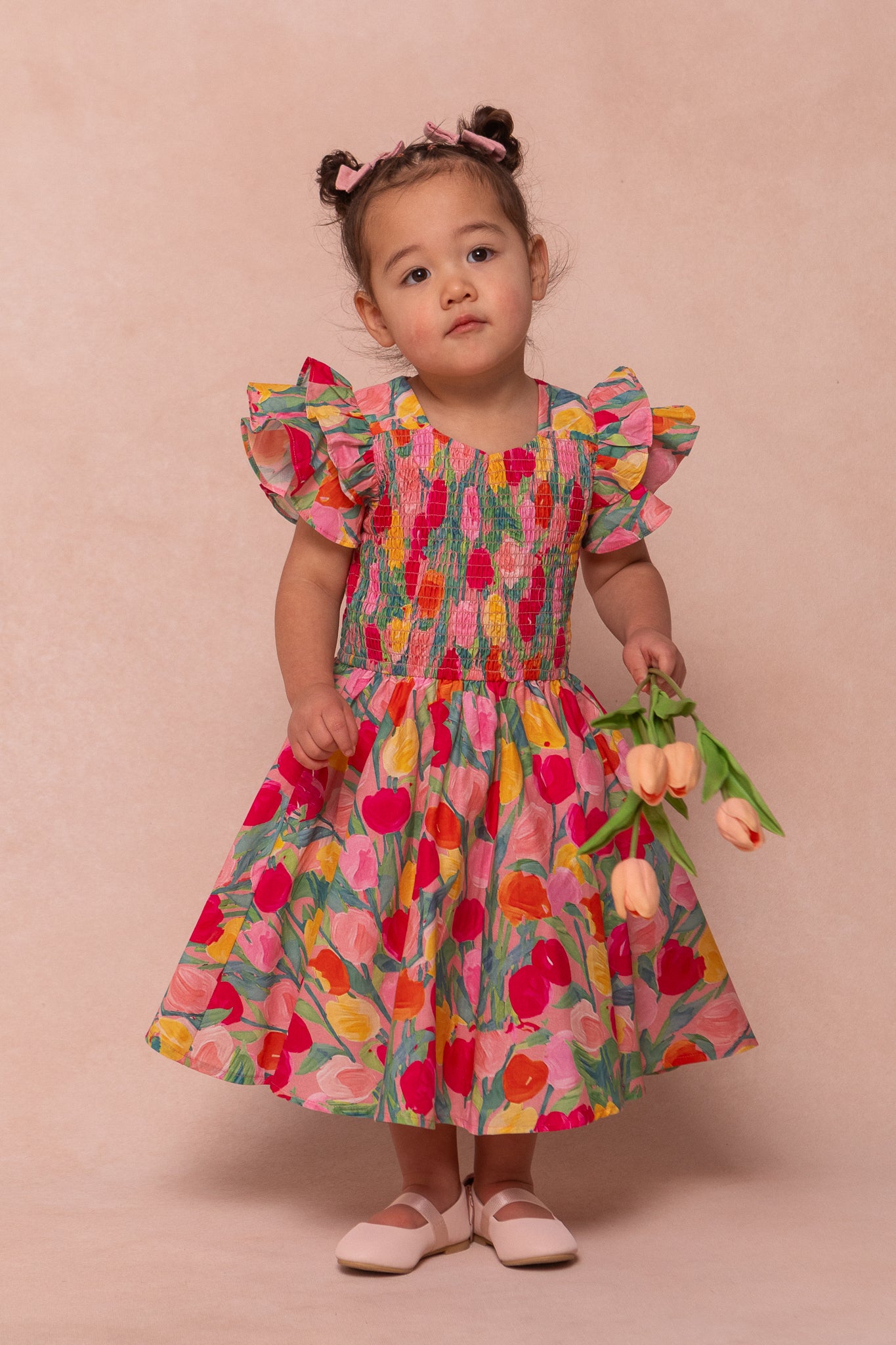 Mini Hattie Floral Dress - Tulip Print Summer Sundress for Women | Perfect for Beach Vacations, Brunch Dates & Garden Parties