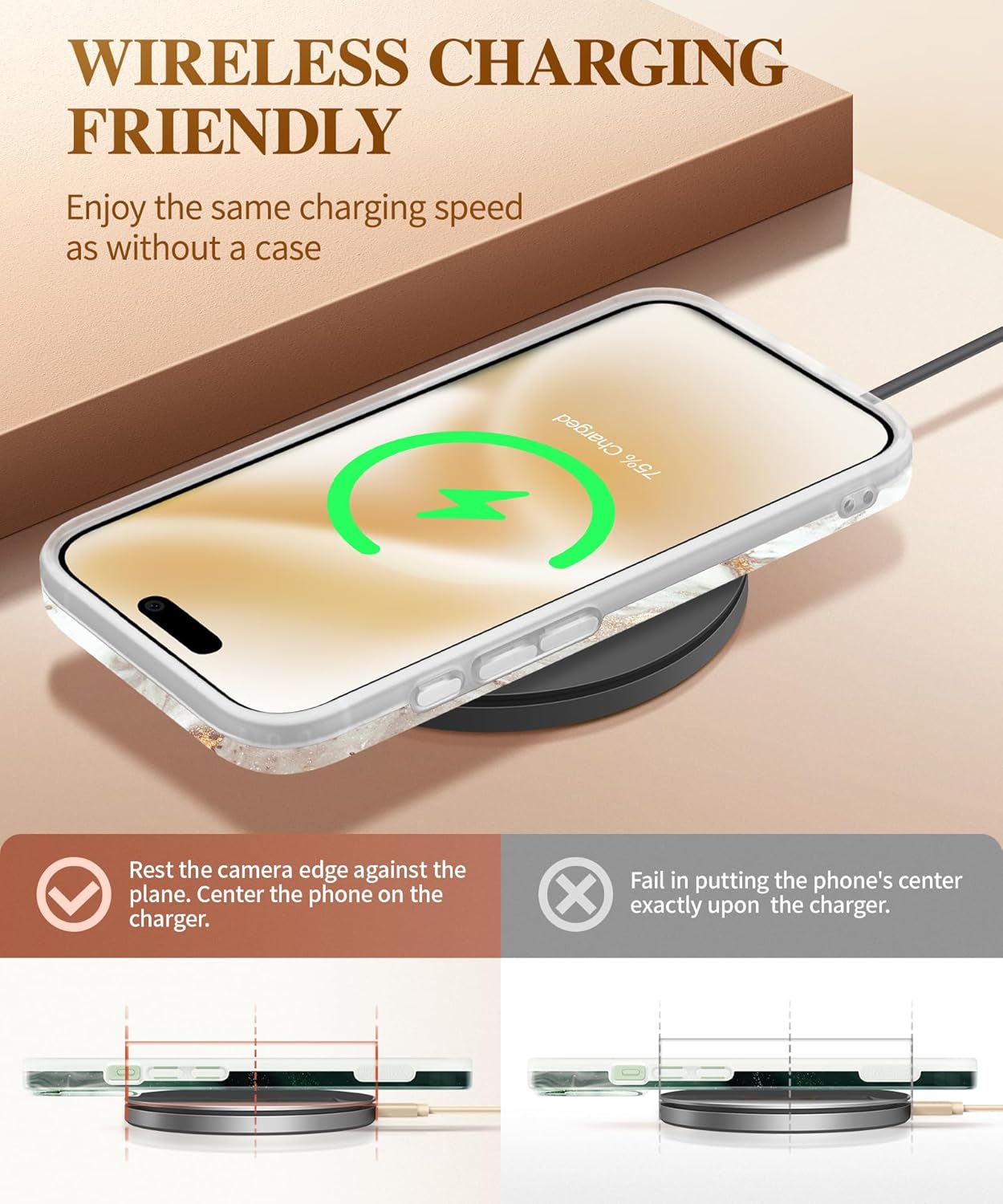 iPhone 16 Case with Screen Protector & Camera Lens Cover - Slim Shockproof TPU Bumper Protective Phone Cover for Everyday Use, Travel & Outdoor Activities