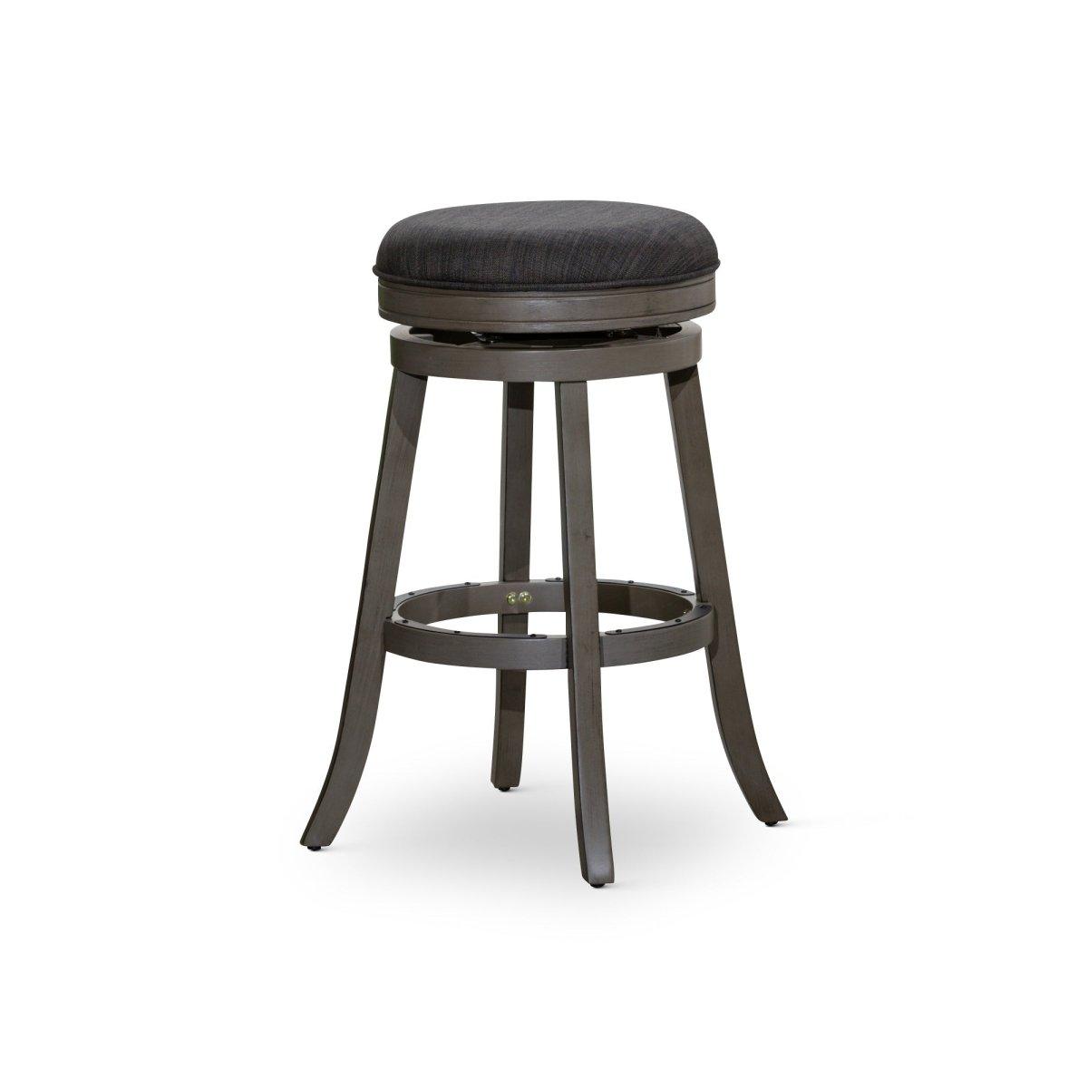 Premium Backless Fabric Swivel Stool - 24