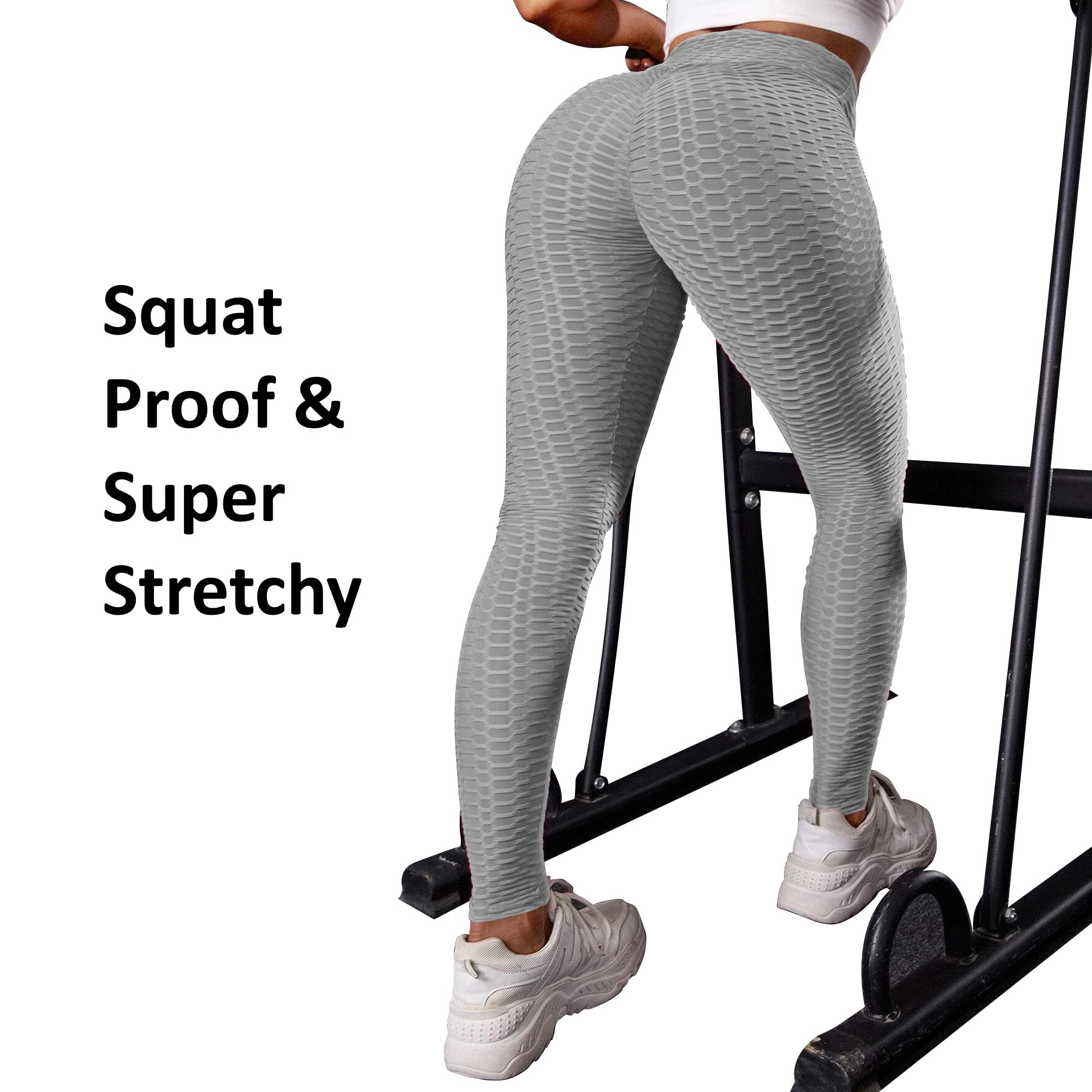 Best Butt Lifting Leggings for Women - High Waisted Tummy Control Yoga Pants with Seamless Scrunch Design | Perfect for Workouts, Running & Gym