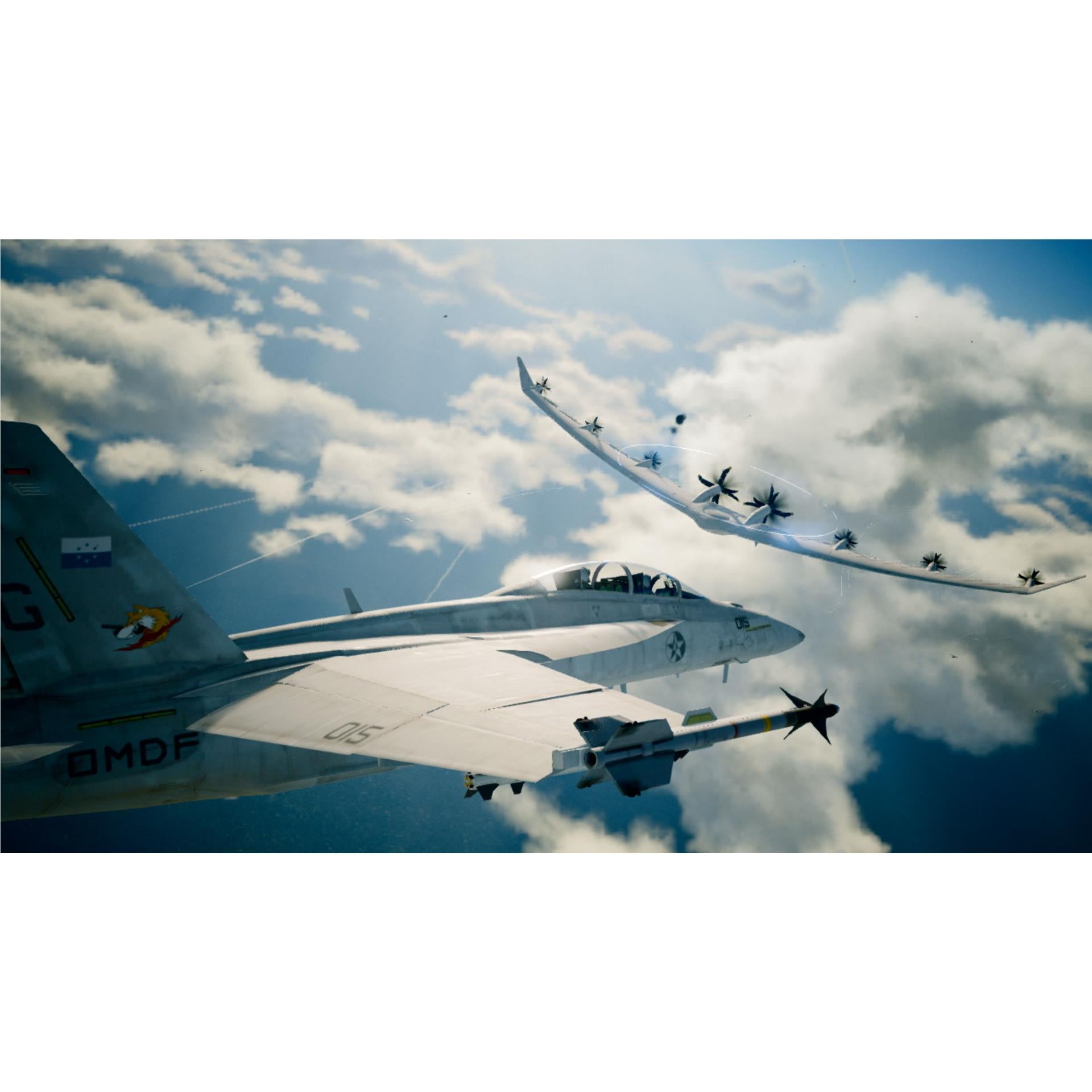 ACE COMBAT 7: SKIES UNKNOWN Deluxe Edition - PlayStation/Xbox/PC Flight Combat Game - Experience Intense Aerial Battles & Stunning Graphics - Perfect for Flight Simulation Enthusiasts & Action Gamers