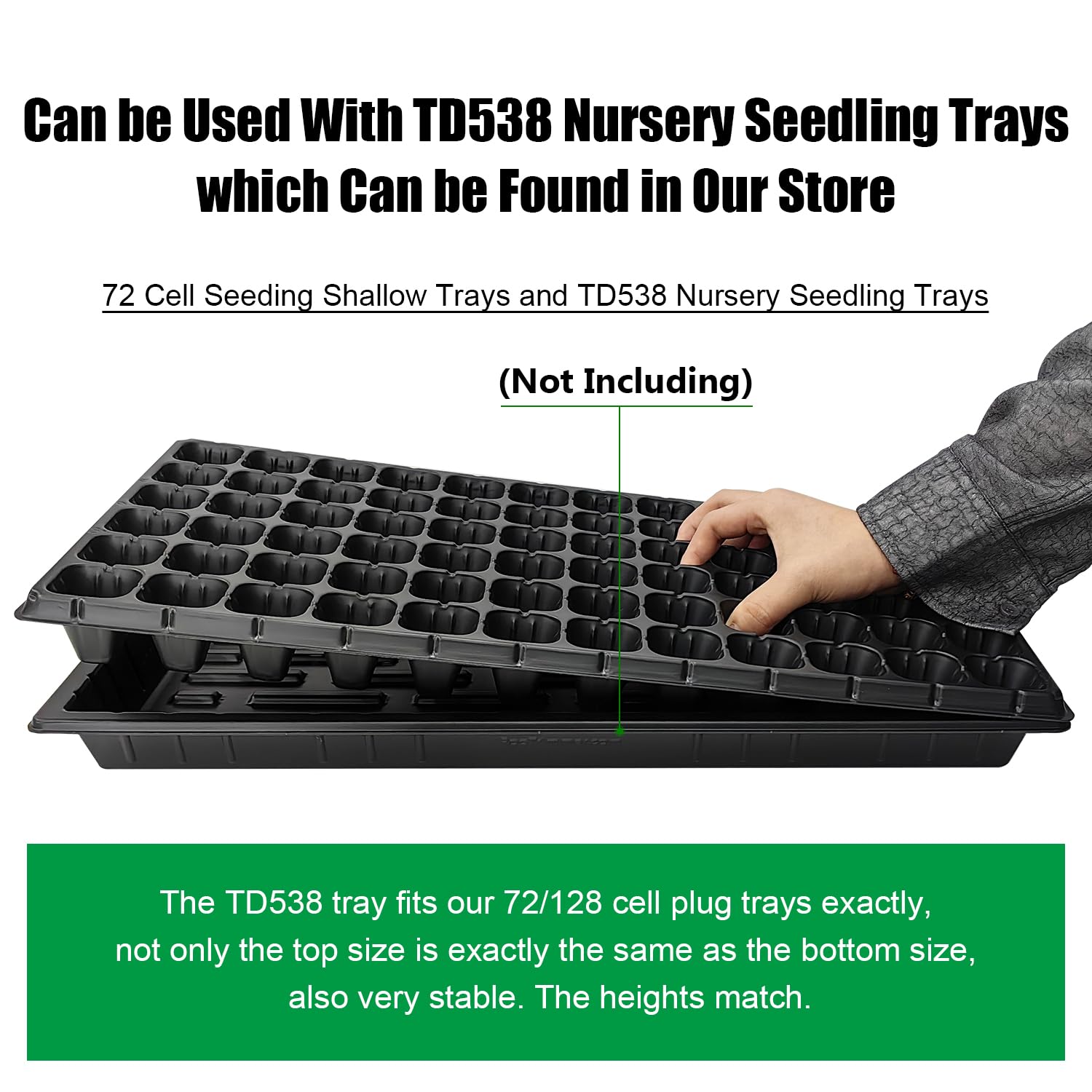 72 Cell Seed Starter Trays - Heavy Duty 21