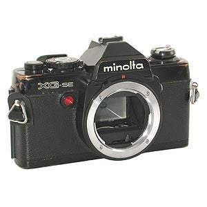 Vintage Minolta XG SE 35mm Film SLR Camera Body (Black) - Excellent Condition for Photography Enthusiasts | Perfect for Street Photography, Travel & Film Camera Collectors