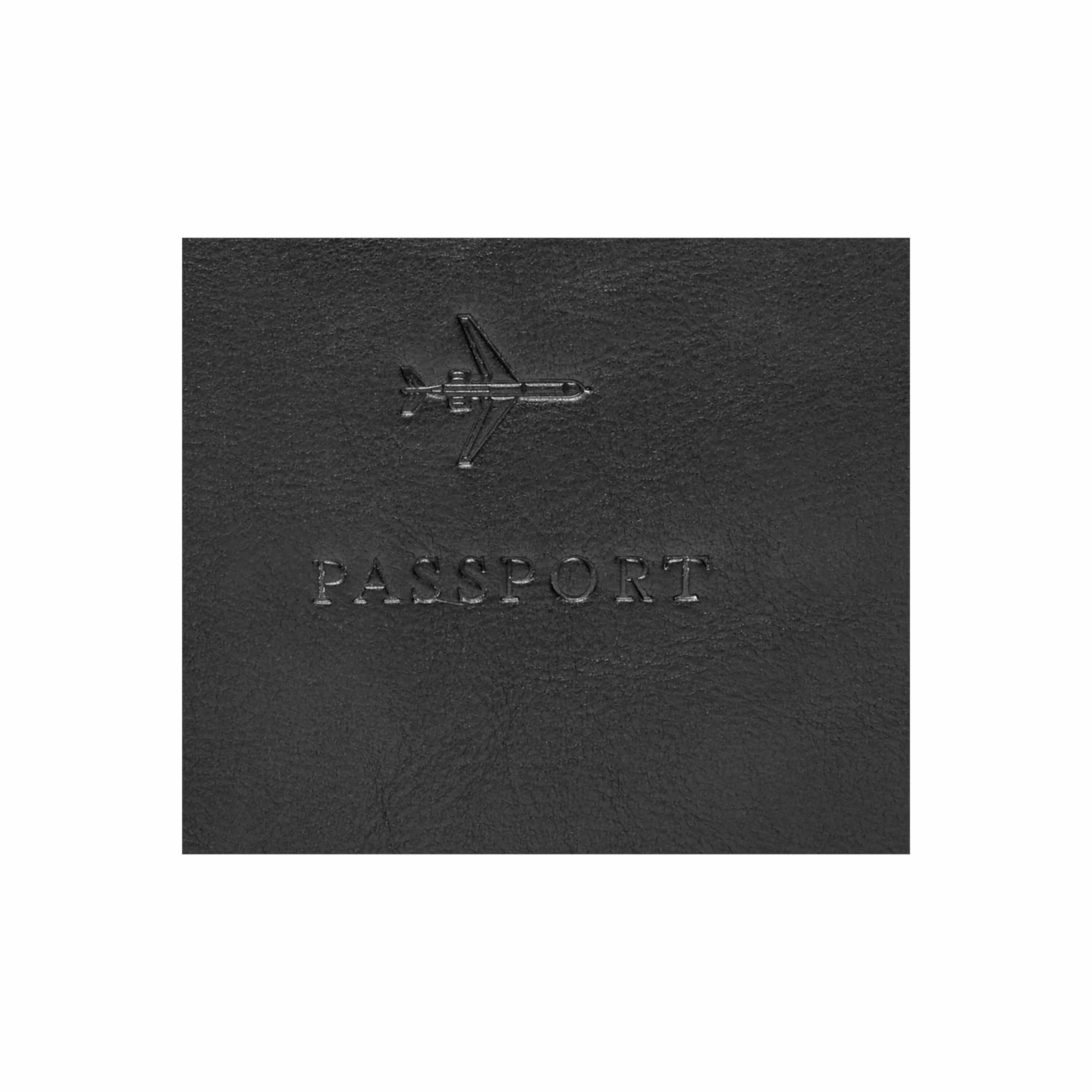 Fossil Men's RFID Blocking Passport Holder Wallet - Slim Travel Wallet for ID, Credit Cards & Cash - Perfect for Business Trips & Vacations