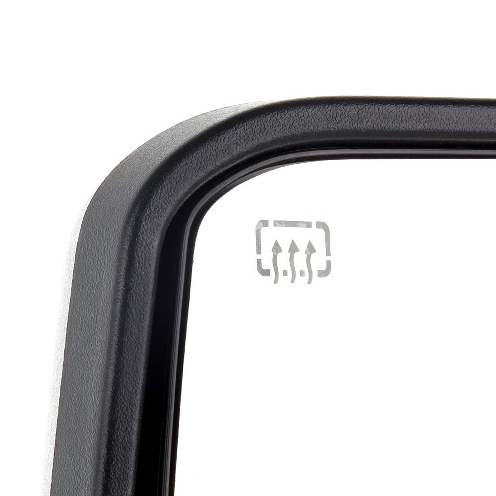 Aintier Power Heated Towing Mirrors for 2003-2006 Chevy/GMC Sierra Pickup, Yukon XL, Yukon Denali & Cadillac Escalade - Black Housing with Turn Signal Light | Perfect for Towing, Camping & Off-Road Adventures