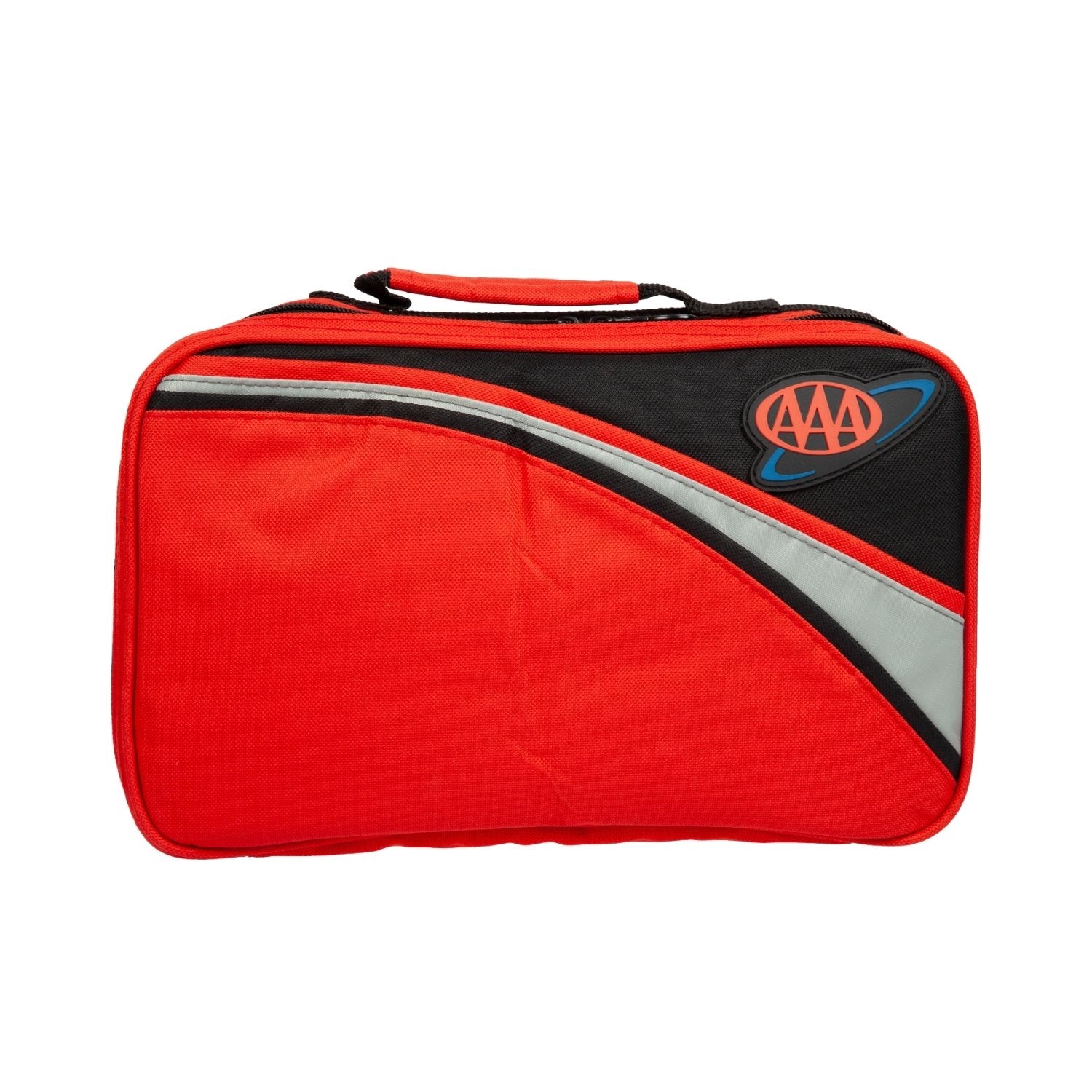 AAA Traveler Roadside Emergency Kit - 122-Piece Car Safety Kit with Jumper Cables, First Aid Supplies & Reflective Triangle for Road Trips, Camping & Winter Driving Emergencies