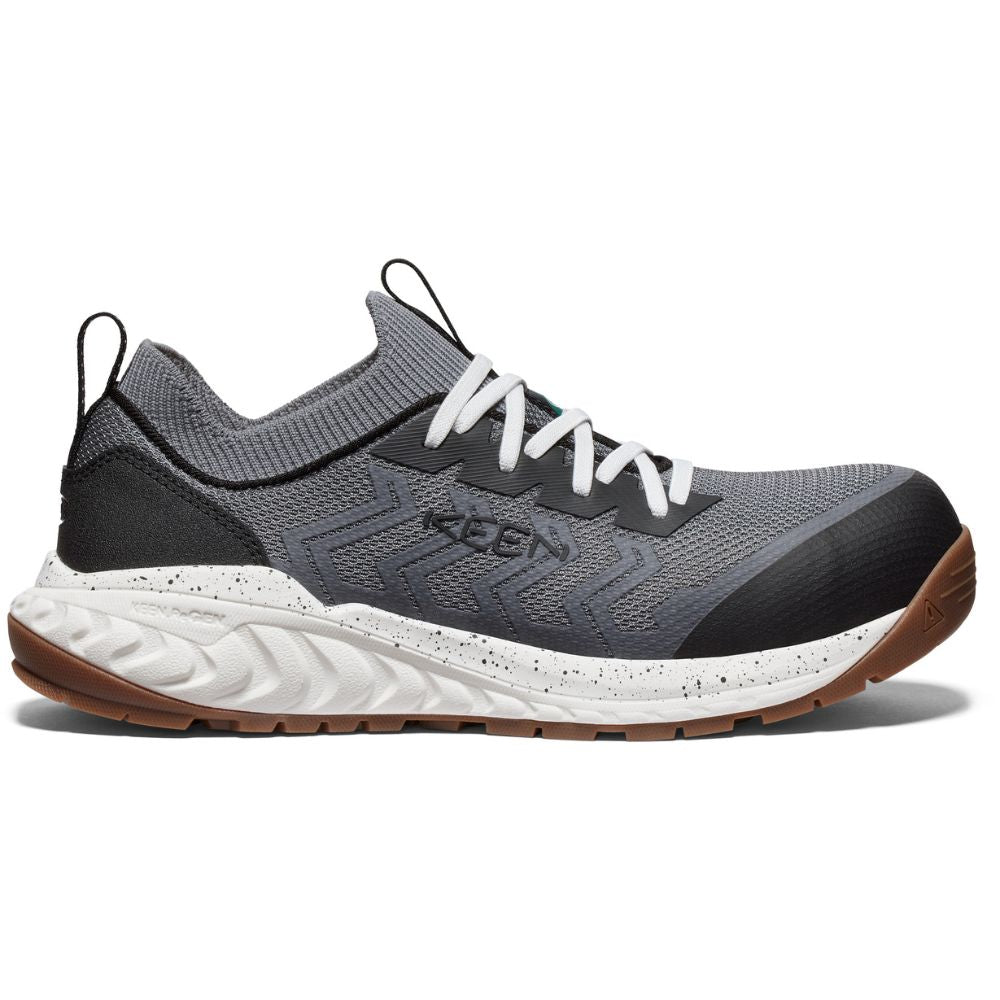 Keen Arvada Shift Men's Composite Toe Athletic Work Shoes - Lightweight & Safety Toe Certified for Construction, Warehouse & Outdoor Work (Grey)