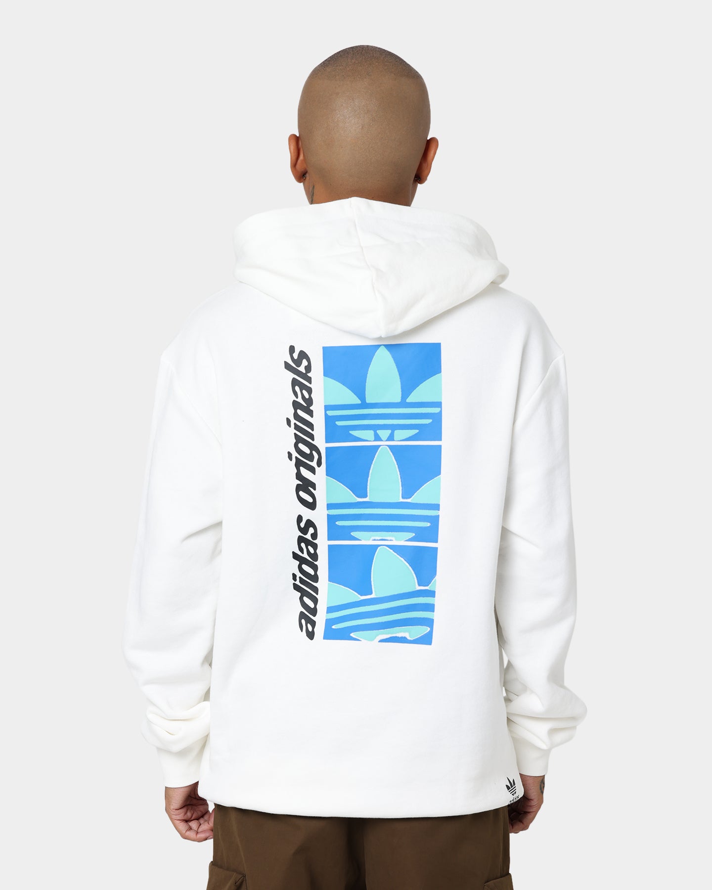Adidas Yung Z Hoodie Core White - Men's Casual Pullover Sweatshirt for Streetwear & Everyday Comfort