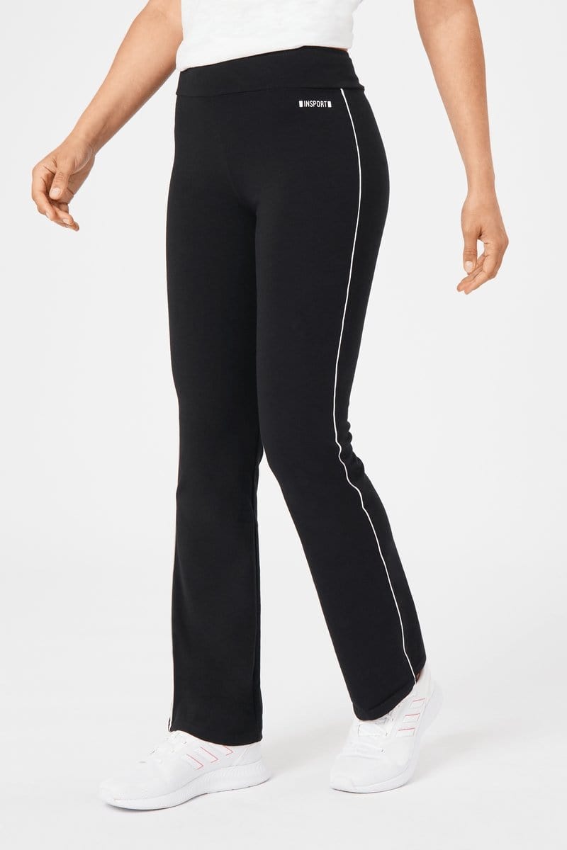 Women's Black Jazz Pants - Stretchy & Comfortable Dance Pants for Jazz, Ballet, Yoga & Fitness - Perfect for Dance Classes, Workouts & Casual Wear