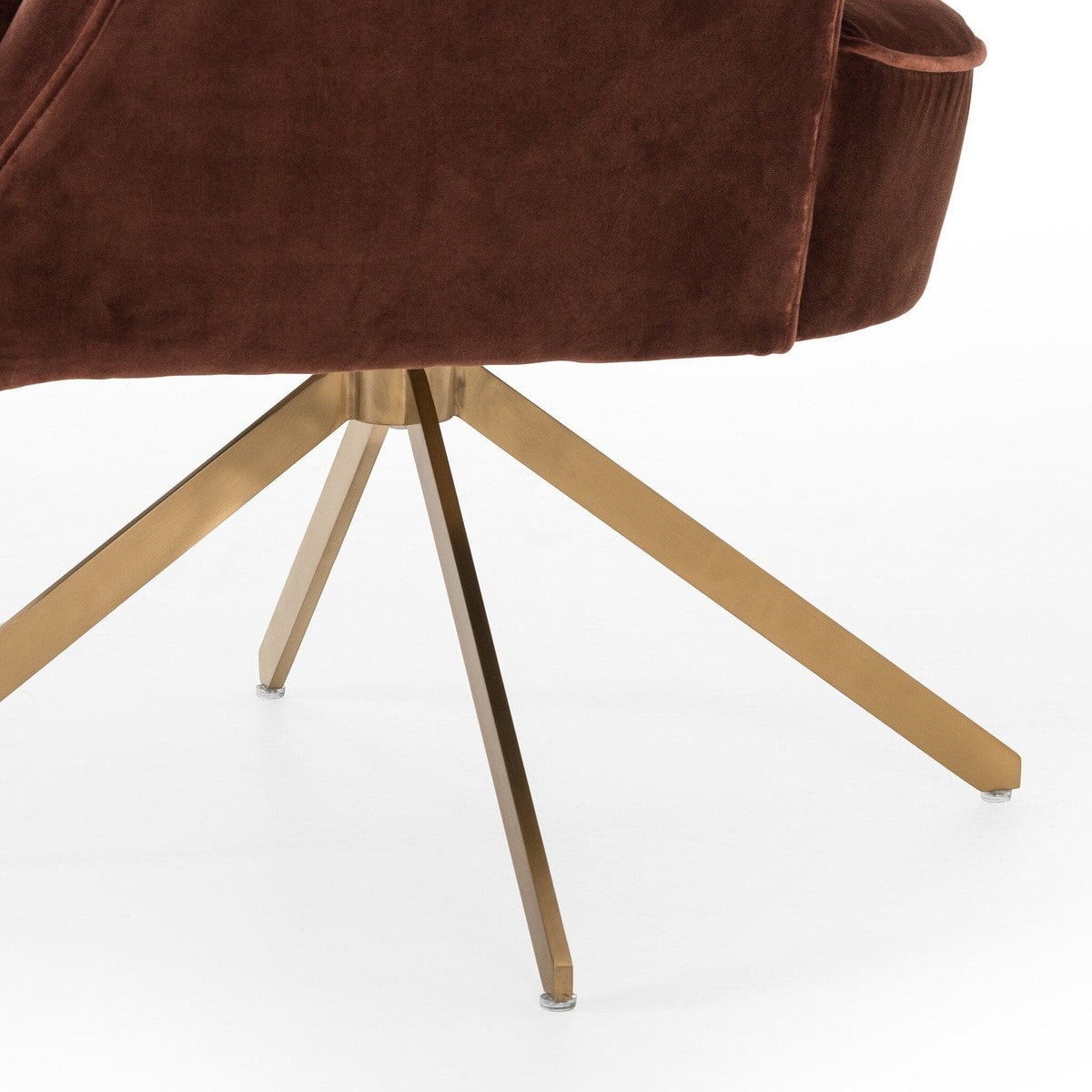 Adeline Desk Chair Surrey Auburn - Ergonomic Office Chair for Home & Work - Comfortable Computer Chair with Adjustable Height for Study, Gaming, and Workspace