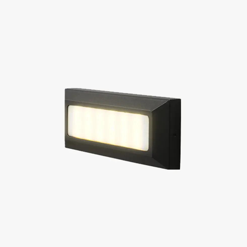 Modern Warm White LED Brick Lights - Energy Efficient Outdoor Pathway & Garden Lighting for Patio, Walkway, and Landscape Decoration