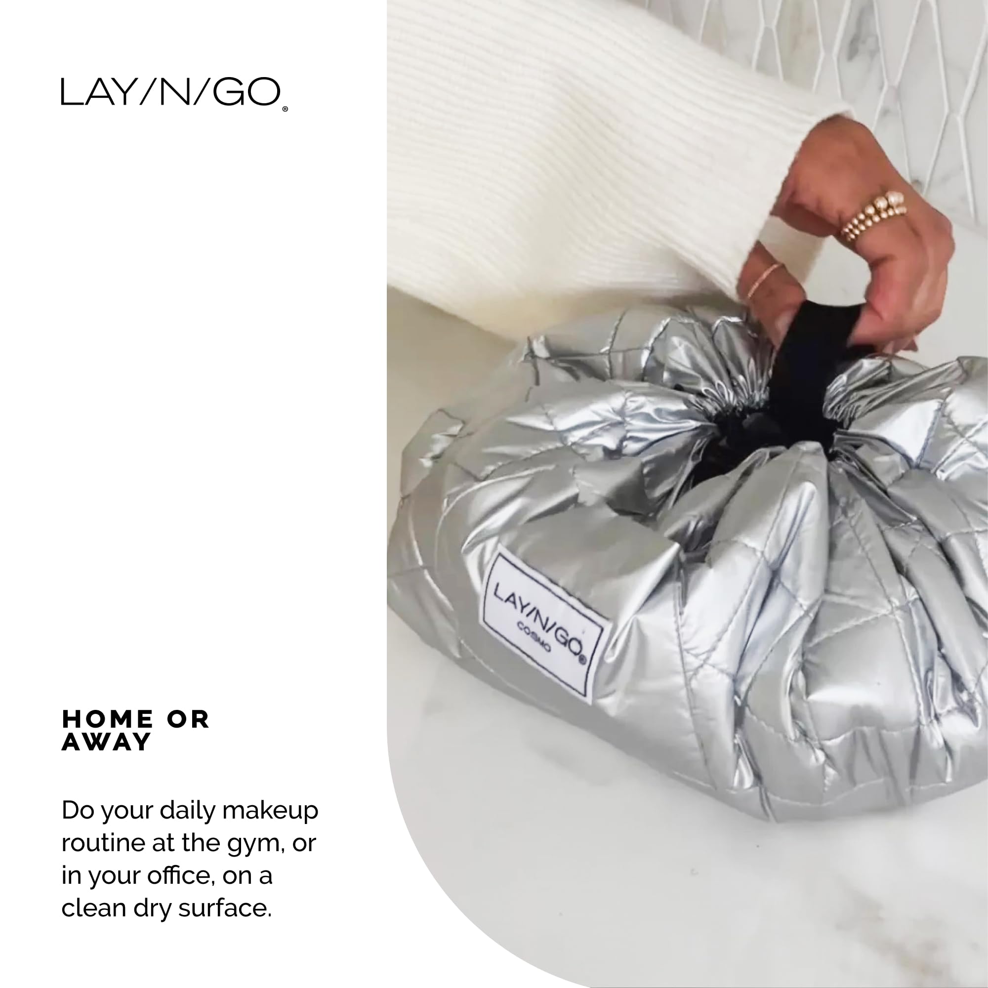 Lay-n-Go Cosmetic Bag Organizer - 20