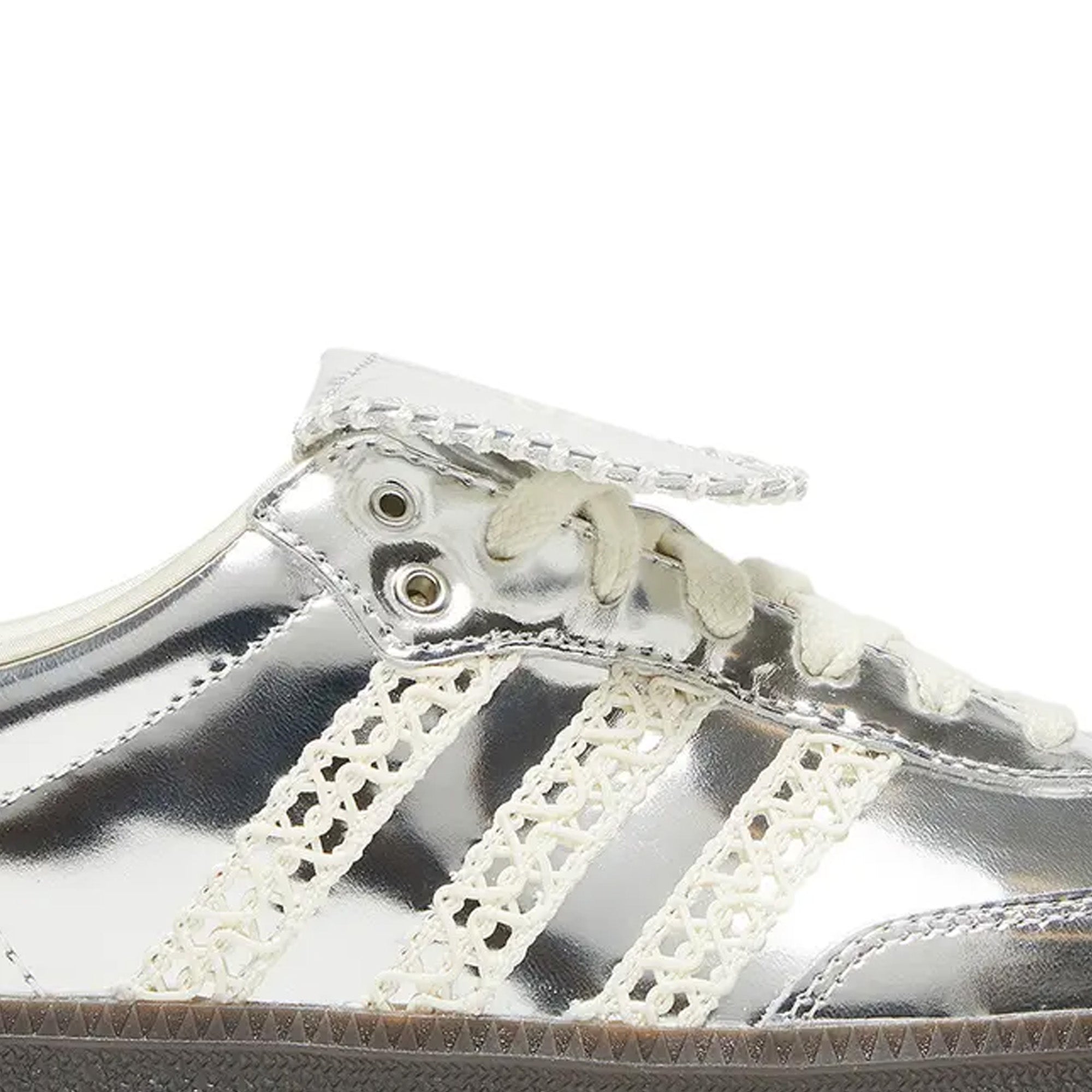 Adidas Samba Wales Bonner Silver Sneakers 2023 - Classic White & Silver Leather Low-Top Shoes for Men & Women | Perfect for Casual Wear, Street Style & Everyday Comfort