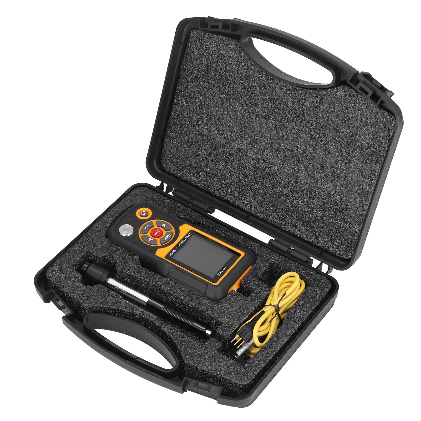 Septpenta HT-1208 Portable Hardness Tester Kit - Digital HD Screen, Long Battery Life, High Accuracy Metal Hardness Meter for Steel, Aluminum & Alloys | Ideal for Power Plants, Petrochemical & Metallurgy Industry Testing