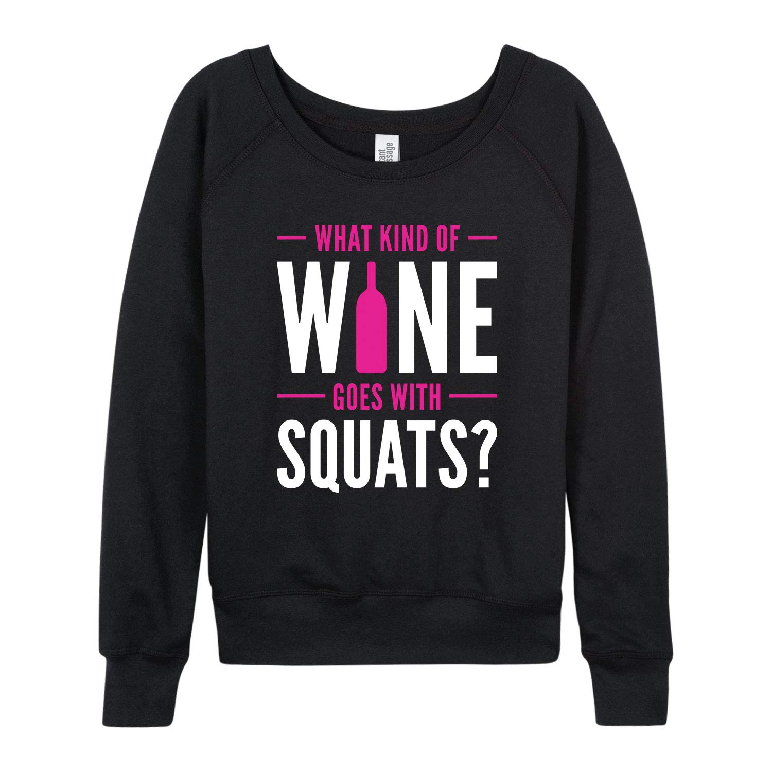 Best Workout Wine Pairing French Terry Pullover for Women - Stylish Gym Hoodie for Weight Loss & Squats - Perfect for Yoga, Running & Casual Wear