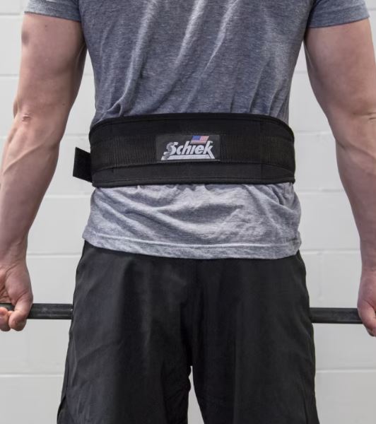 Schiek 2004 Triple Patented Nylon Weightlifting Belt for Powerlifting, CrossFit & Gym Training - Durable Support for Heavy Lifting