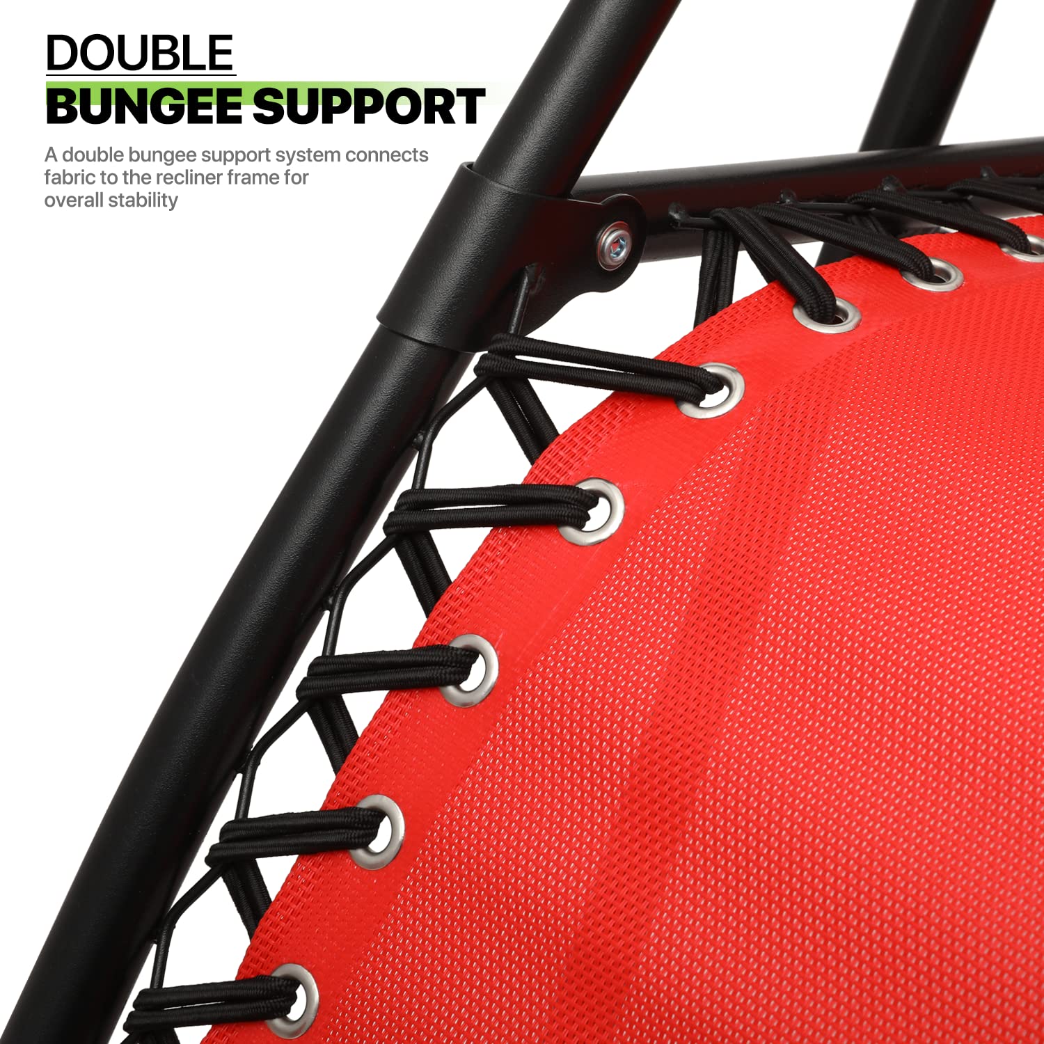 Magshion Zero Gravity Lounge Chairs Set of 2 - Adjustable Outdoor Patio Recliners with Side Tray & Pillow Headrest - Foldable Anti-Gravity Chairs for Lawn, Camping, Beach (Red) - Perfect for Relaxing in Backyard, Poolside or Vacation Getaways
