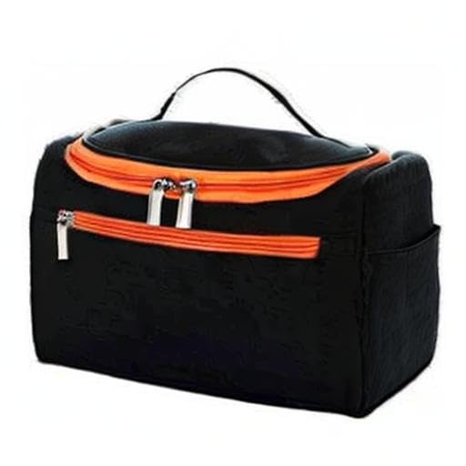 Moxtiza Large Travel Toiletry Bag with Hook - Waterproof Cosmetic Organizer Pouch for Women & Men | Perfect for Makeup Storage, Grooming Essentials, Airplane Carry-on & Weekend Getaways (Navy Blue)