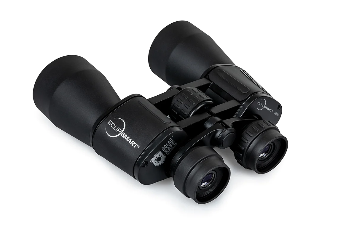 EclipSmart 12x50 Porro Prism Solar Eclipse Binoculars (71239) - Perfect for Astronomy, Bird Watching & Outdoor Adventures
