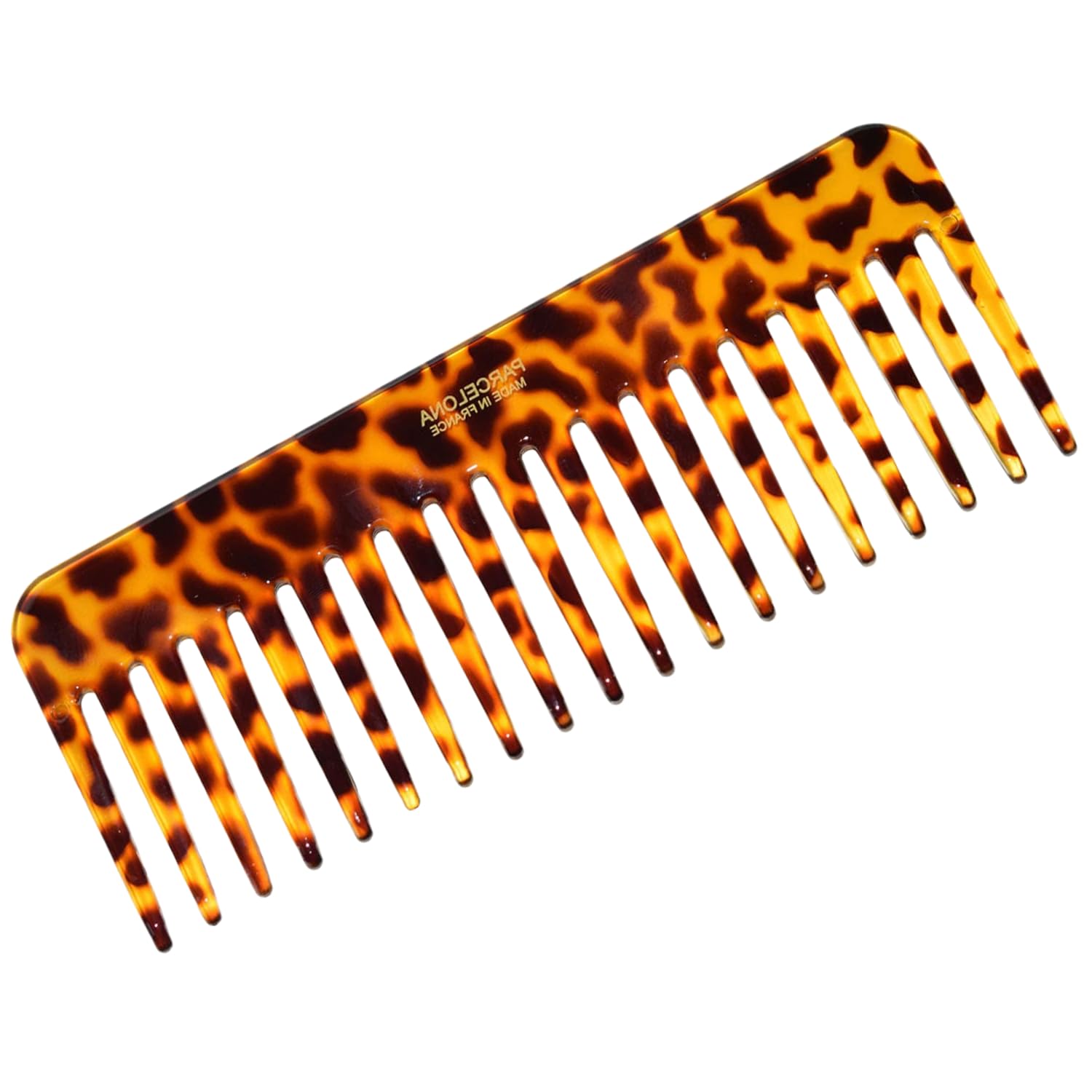 Parcelona French Wide Detangle Leopard Print 6.25