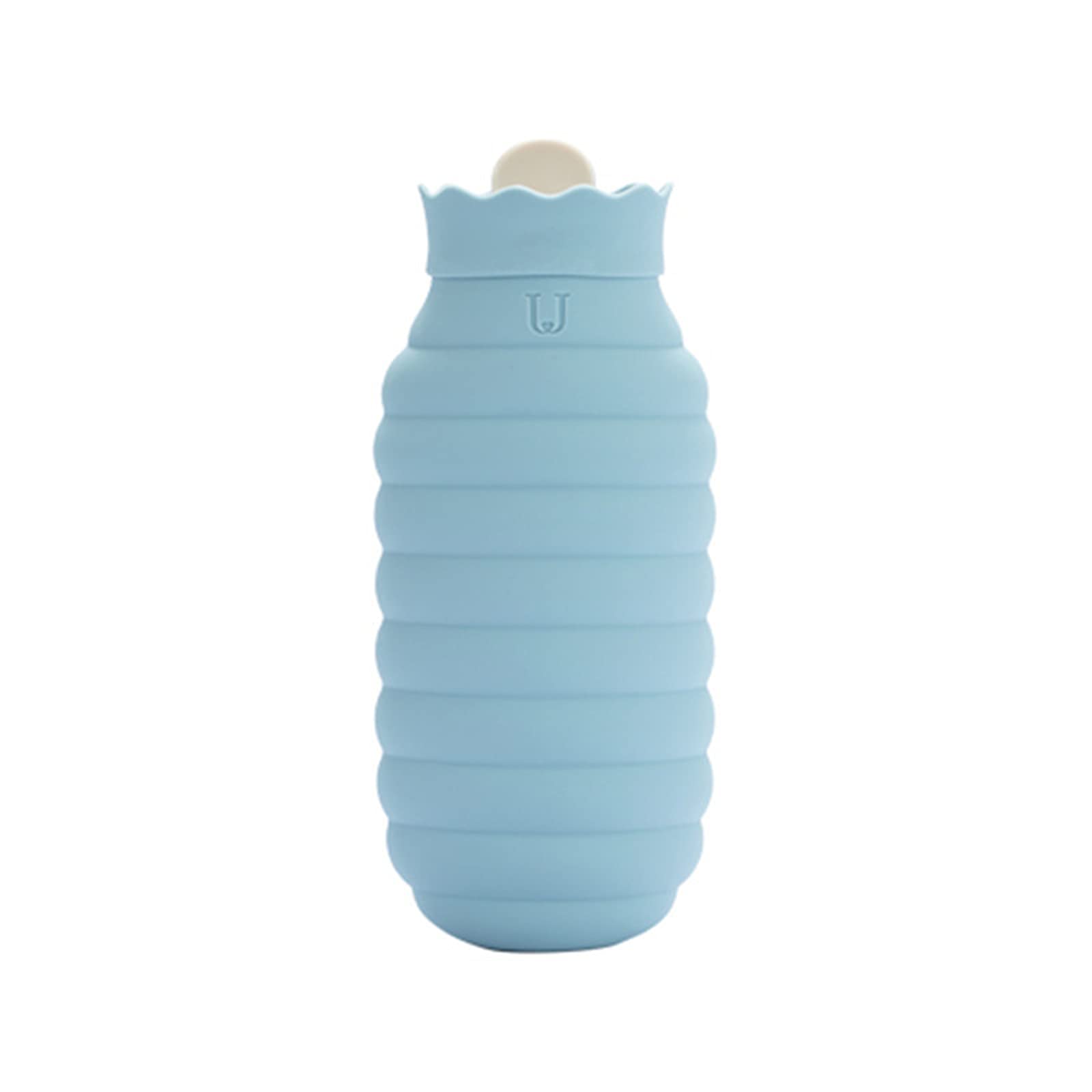 Premium Silicone Hot Water Bottle - Leak-Proof, Microwave Safe Hand Warmer for Cold Weather Relief | Perfect for Winter Nights, Muscle Pain & Outdoor Activities