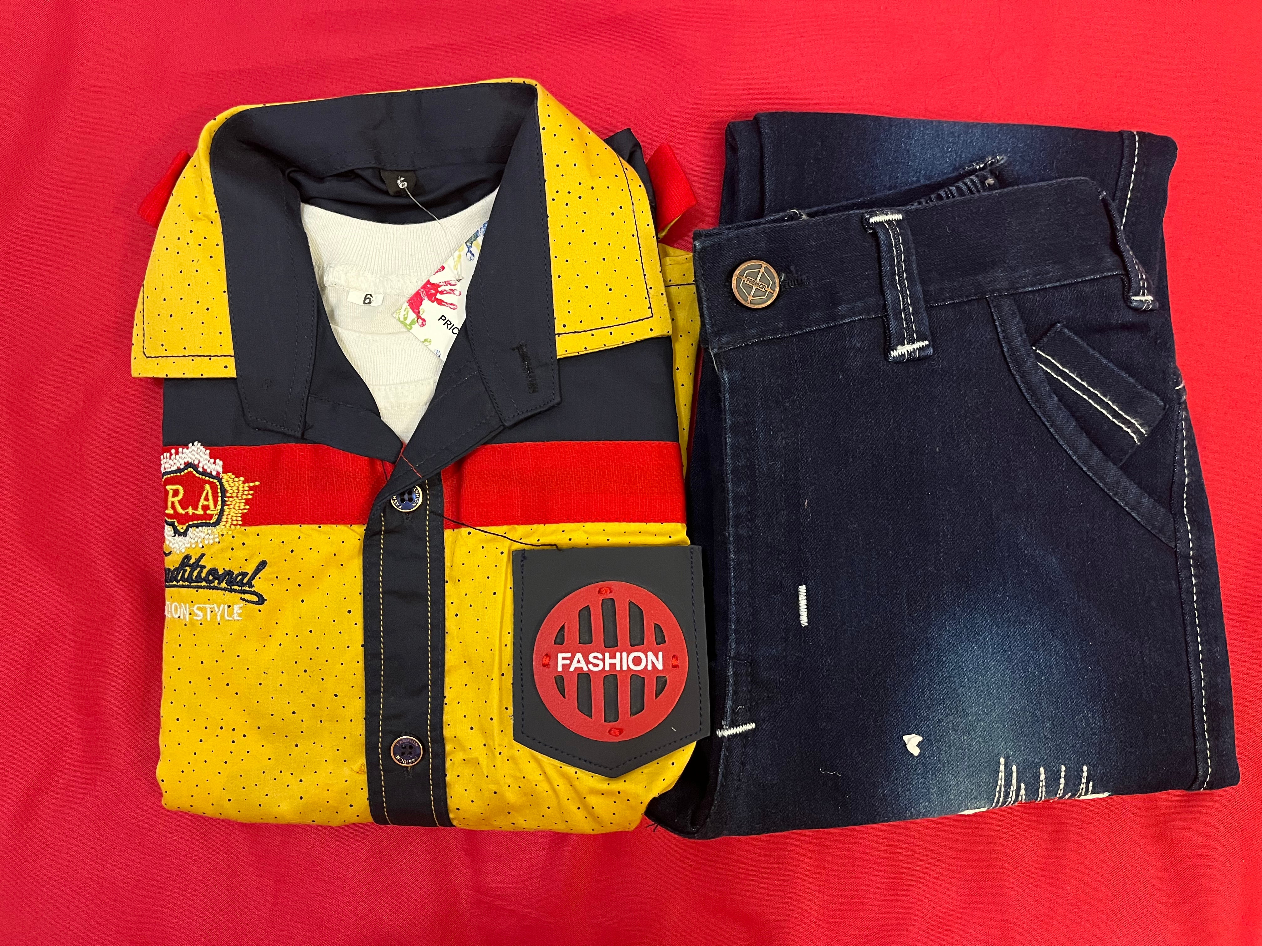 Stylish Yellow Long Sleeve Shirt for Boys - Perfect for School, Parties & Casual Wear
