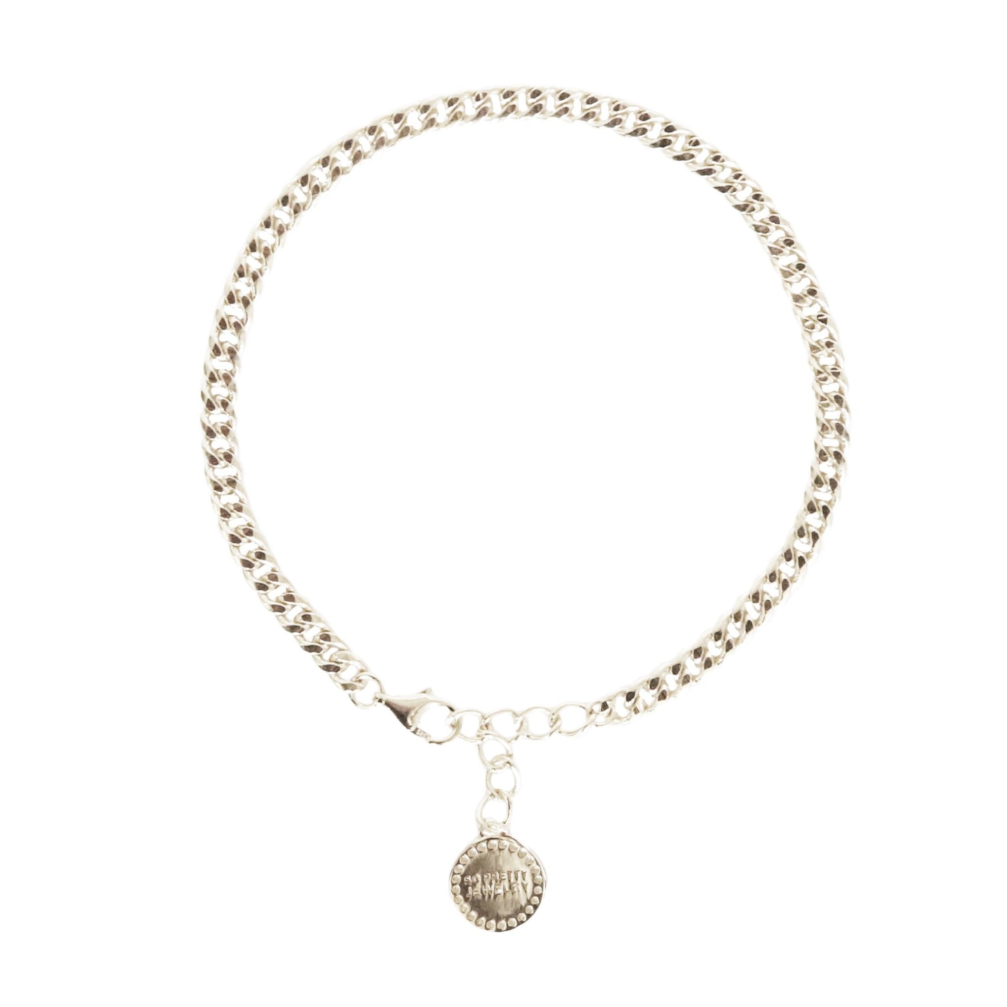 FRAICHE CABLE LINK BRACELET in Silver - Elegant Jewelry for Women, Perfect for Parties, Weddings & Everyday Wear
