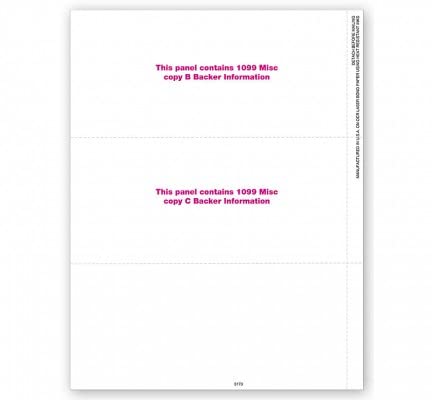 2017 3-Up Blank Laser 1099 MISC Income Tax Forms - Bulk Pack for Small Business & Accountants | Perfect for Tax Filing & Financial Documentation