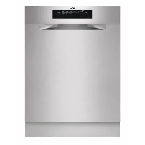 AEG 60cm Built-In Dishwasher - Stainless Steel Finish | Perfect for Modern Kitchens & Small Spaces