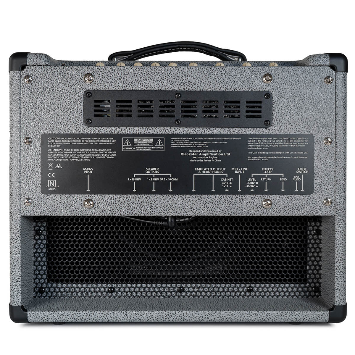 Blackstar HT-5R MKII 1x12 5-Watt Tube Guitar Combo Amplifier in Bronco Grey - Perfect for Home Practice, Studio Recording & Small Gigs