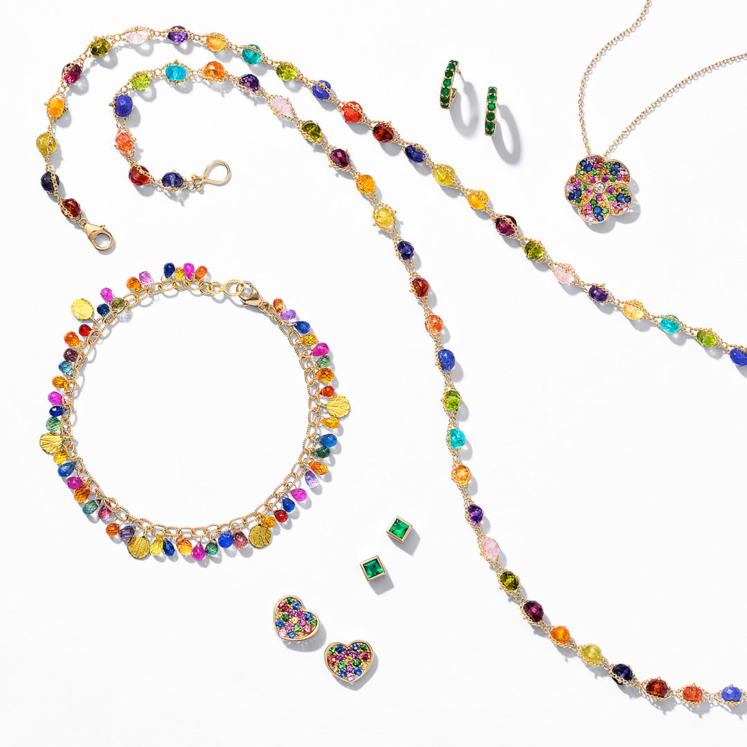 Exquisite Multi-Colored Gemstone Woven Necklace for Women | Handmade Bohemian Beaded Jewelry | Perfect for Festivals, Weddings & Boho Fashion
