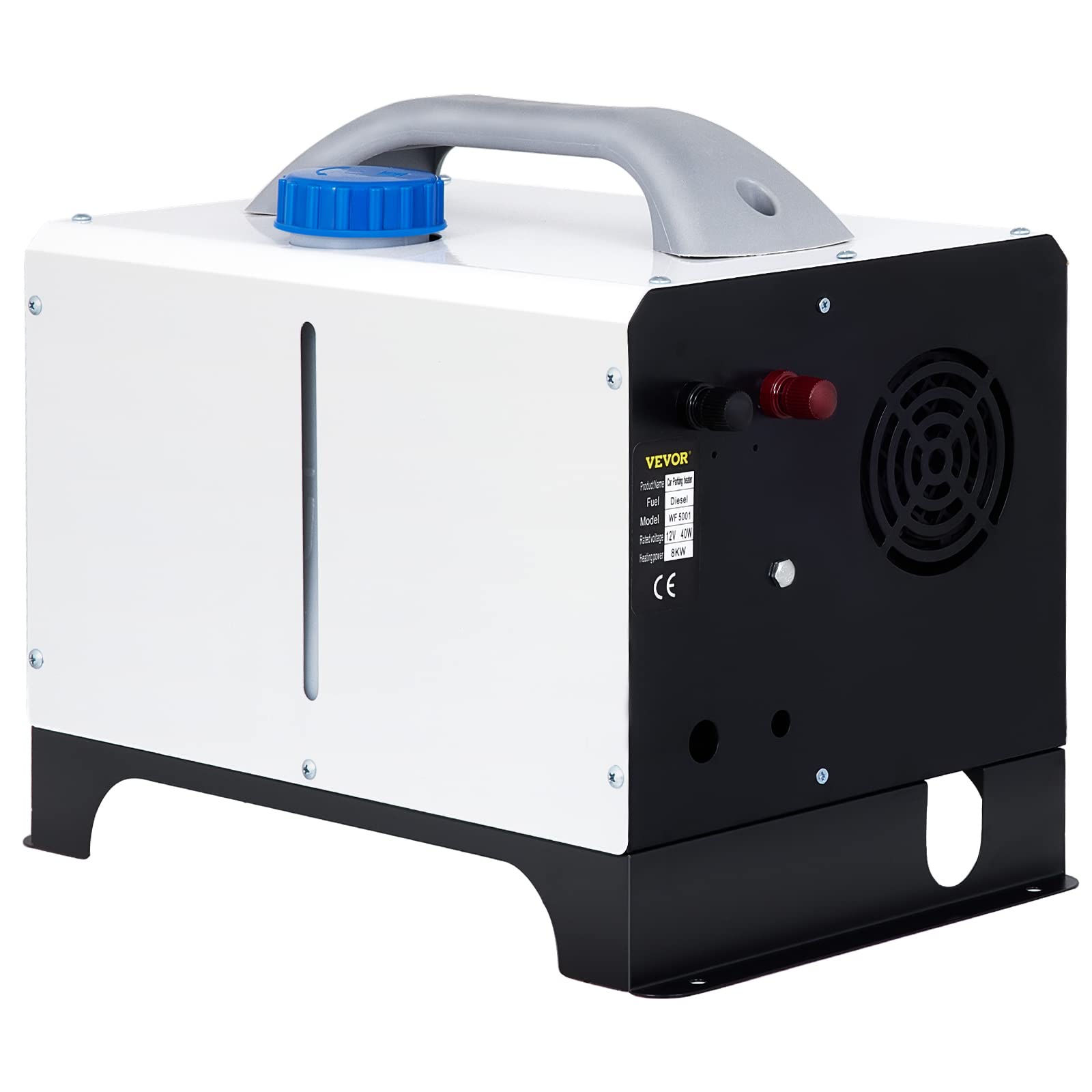 VEVOR 8KW 12V Diesel Air Heater with LCD Display & Remote Control - Fast Heating Compact Parking Heater for Trucks, RVs, Boats, Campers | Perfect for Winter Road Trips & Off-Grid Living