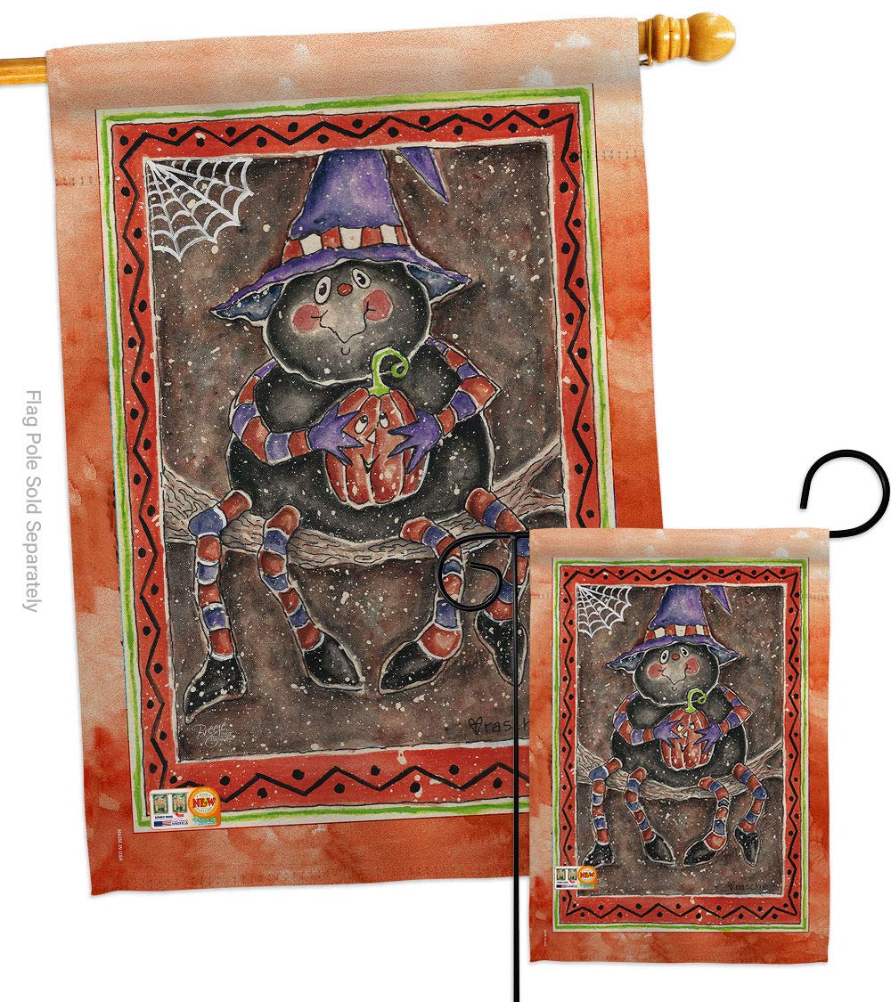 Spider Pumpkin Halloween Decor Set for Home & Garden