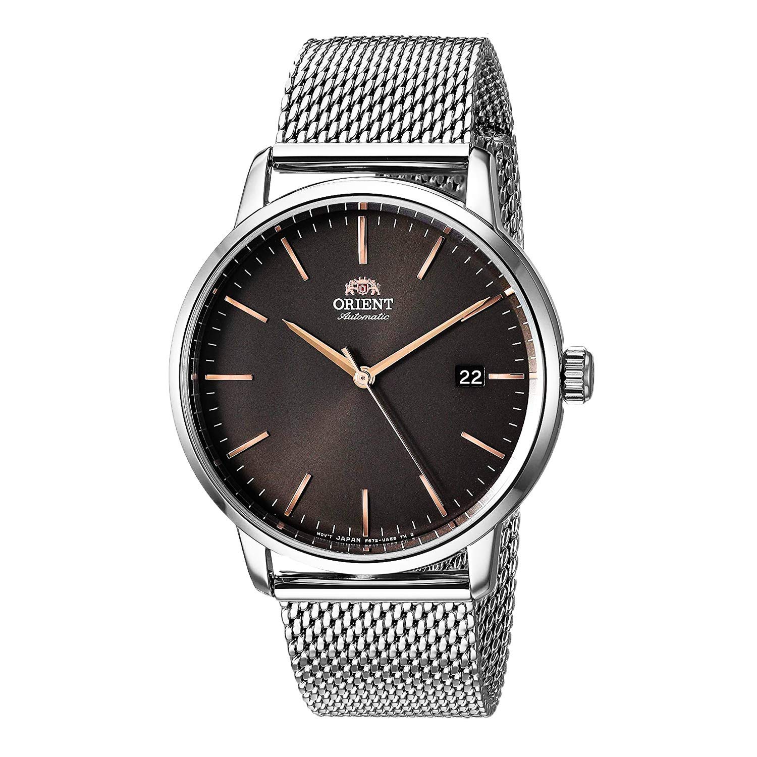Orient RA-AC0E Japanese Automatic Hand Winding Contemporary Watch for Men - Stylish Dress Watch for Business, Formal Occasions & Everyday Wear