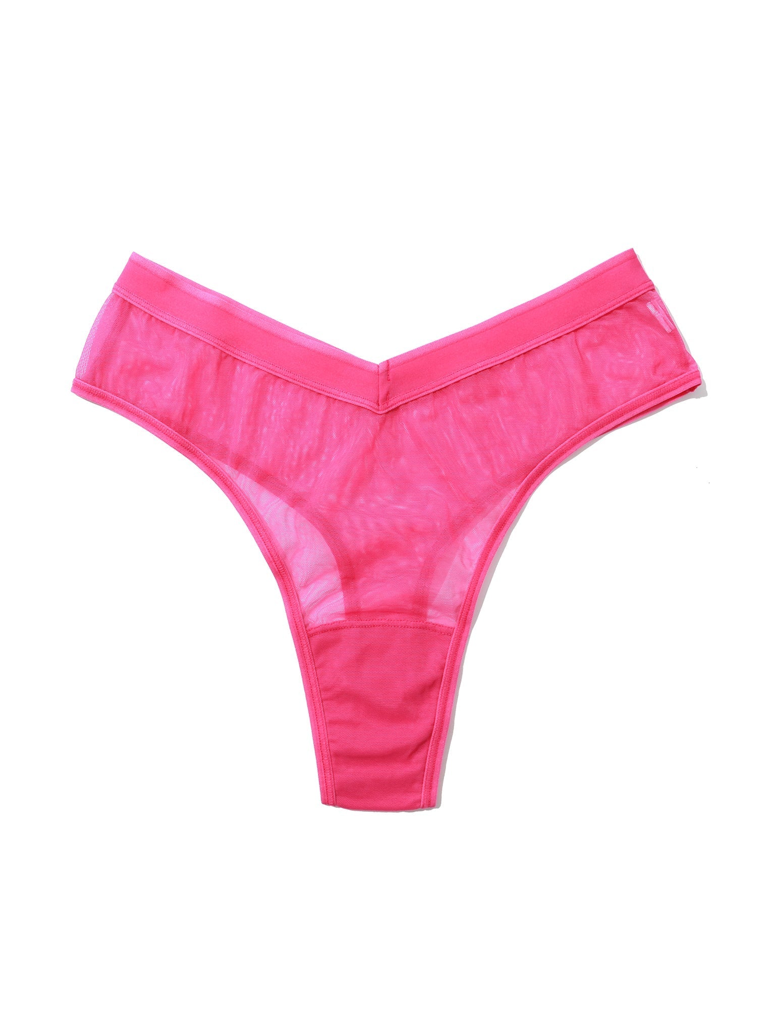 High Waist Mesh Thong Panties for Women - Sexy Lingerie for Date Night & Special Occasions