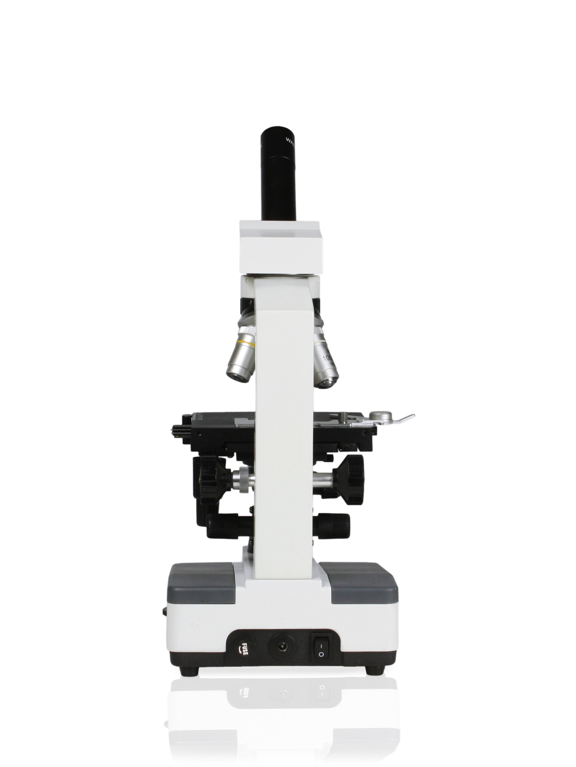 Parco Scientific Monocular Compound Microscope with 40x-1000x Magnification | LED Illumination & Mechanical Stage | Rechargeable Battery | Includes Microscope Book & 100 Prepared Slides Set | Perfect for Students, Homeschooling & Biology Labs