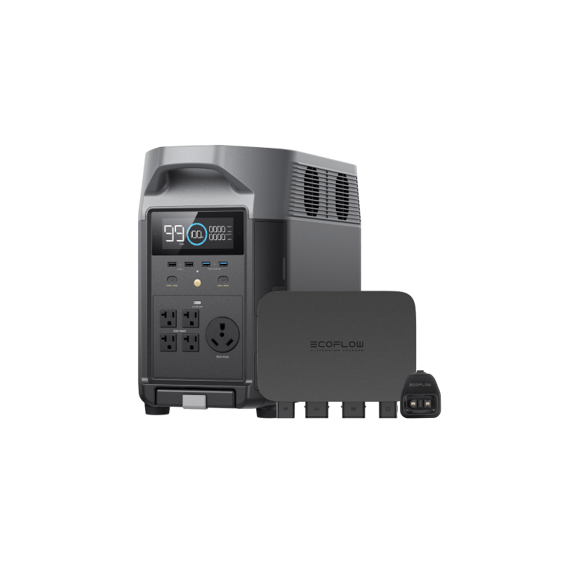 EcoFlow DELTA Pro Portable Power Station 3000W - Solar Generator for Home Backup, Camping & RV - Fast Charging, Expandable Battery, Quiet & Clean Energy for Outdoor & Emergency Use