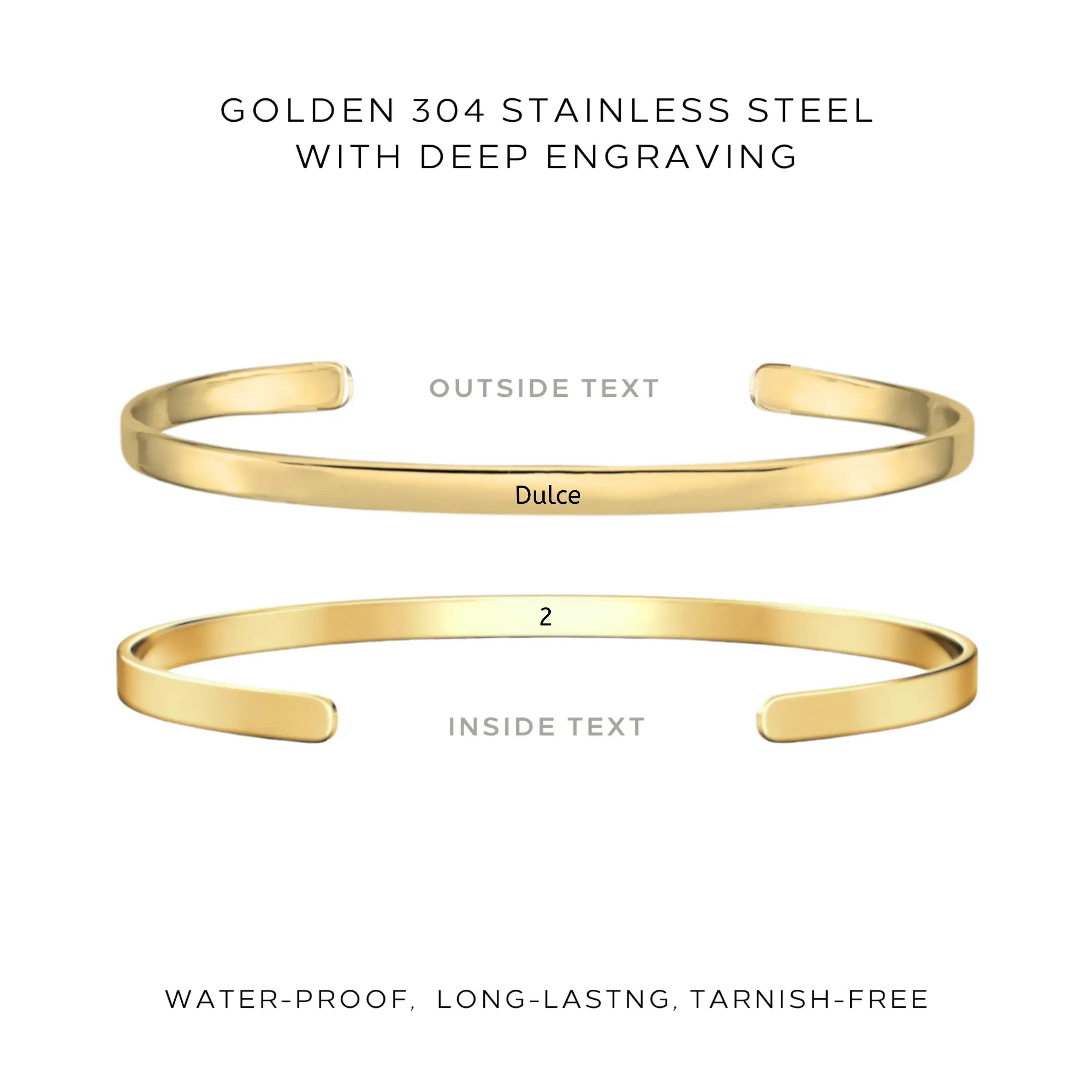 Personalized Engraved Bangle Bracelet - Custom Name Jewelry Gift for Women - $48.00 | Perfect for Anniversaries, Birthdays & Special Occasions