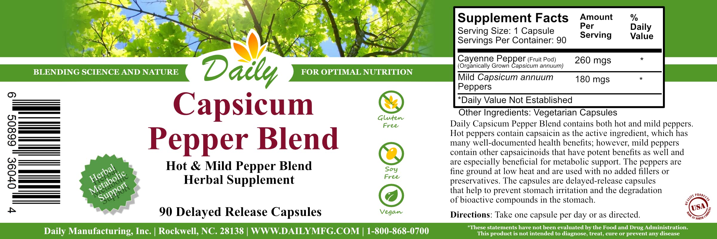 Premium Capsicum Pepper Blend (Capsicum Annuum) - Natural Cayenne Pepper Powder for Cooking, Weight Loss & Metabolism Boost - Perfect for Spicy Recipes, Detox Drinks & Health Supplements
