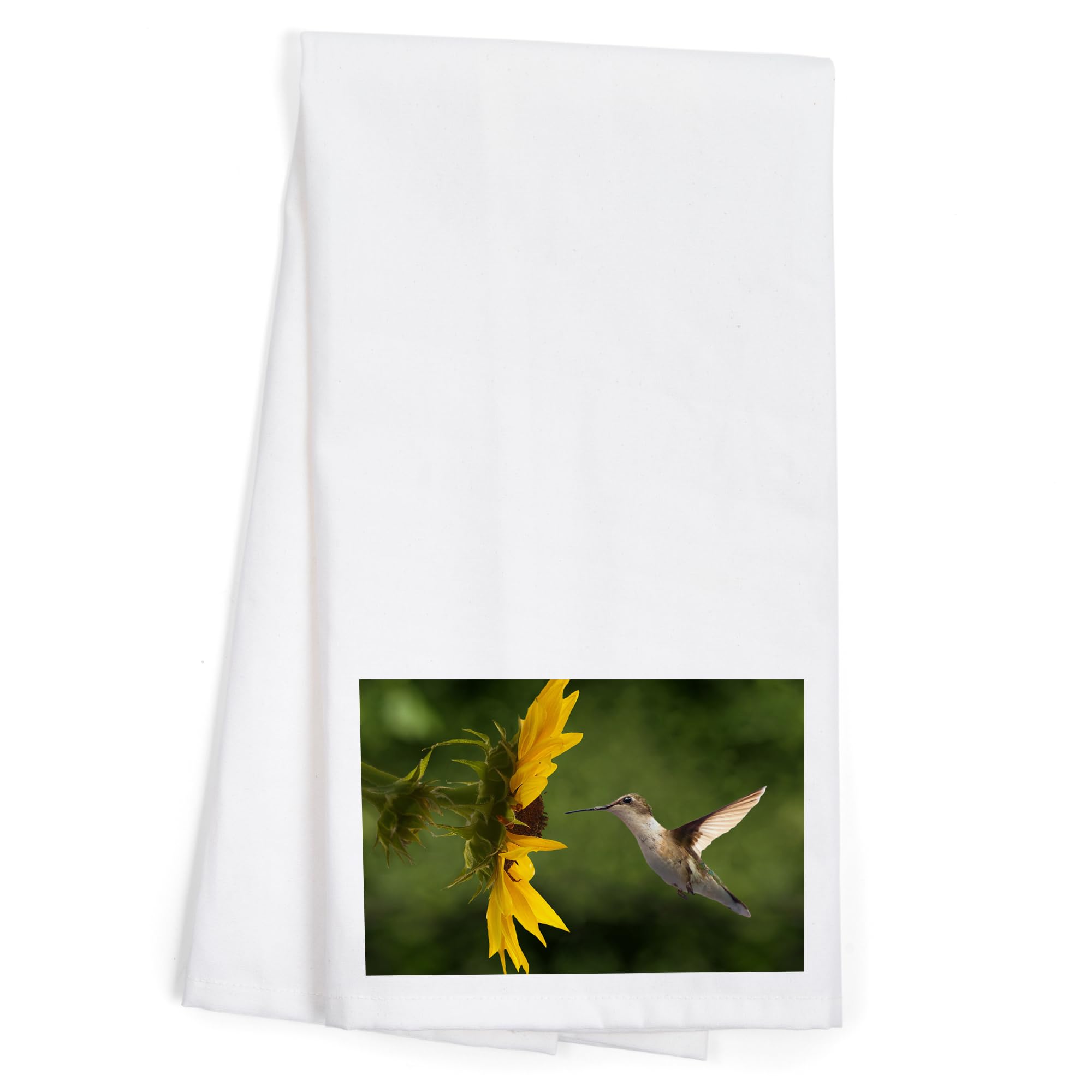 Lantern Press Hummingbird 100% Cotton Tea Towel - Decorative Hand Towel for Kitchen & Home | Perfect for Dish Drying, Gift Giving & Farmhouse Decor