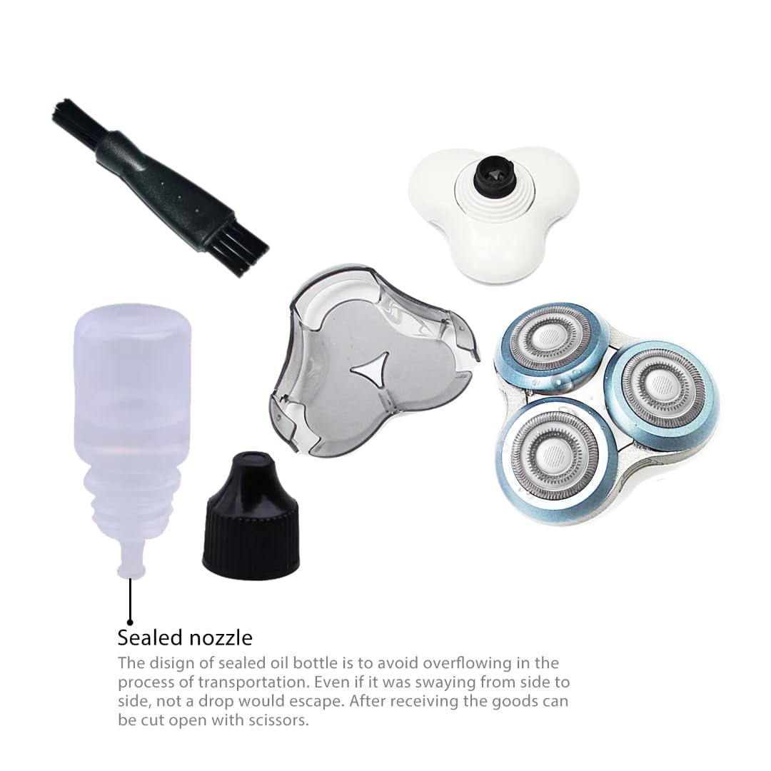 Professional Shaving Kit for Philips Norelco RQ12, Series 8000 & 9000 SensoTouch 3D - Includes Razor Shaver Oil & Cleaning Brush - Perfect for Travel & Daily Grooming Routine