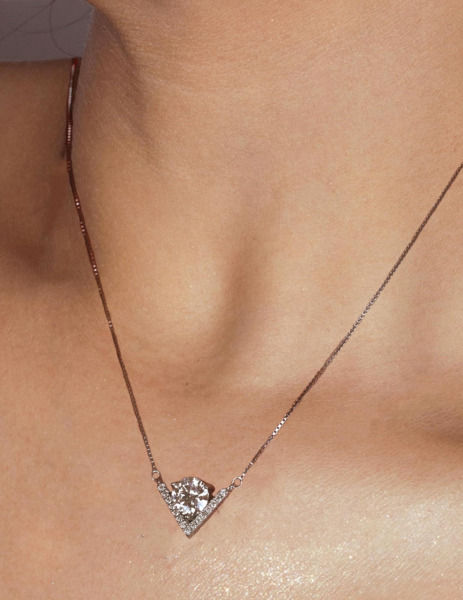1-3 Carat Moissanite Pendant Necklace for Women - Elegant Jewelry Gift for Wife, Mother's Day, Birthday & Anniversary - Perfect for Weddings, Parties & Special Occasions