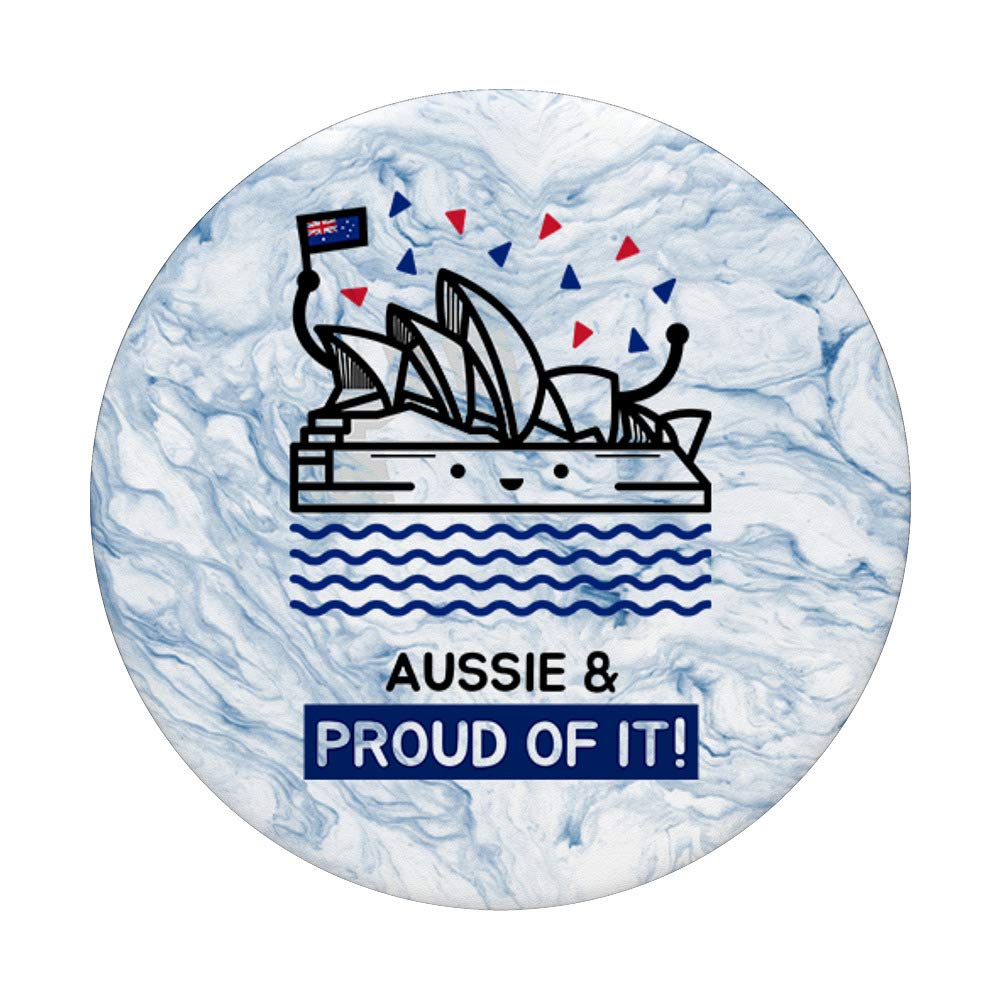 Australia Sydney Opera House PopSockets PopGrip - Swappable Phone Grip for iPhone & Android | Perfect Travel Accessory & Aussie Pride Gift