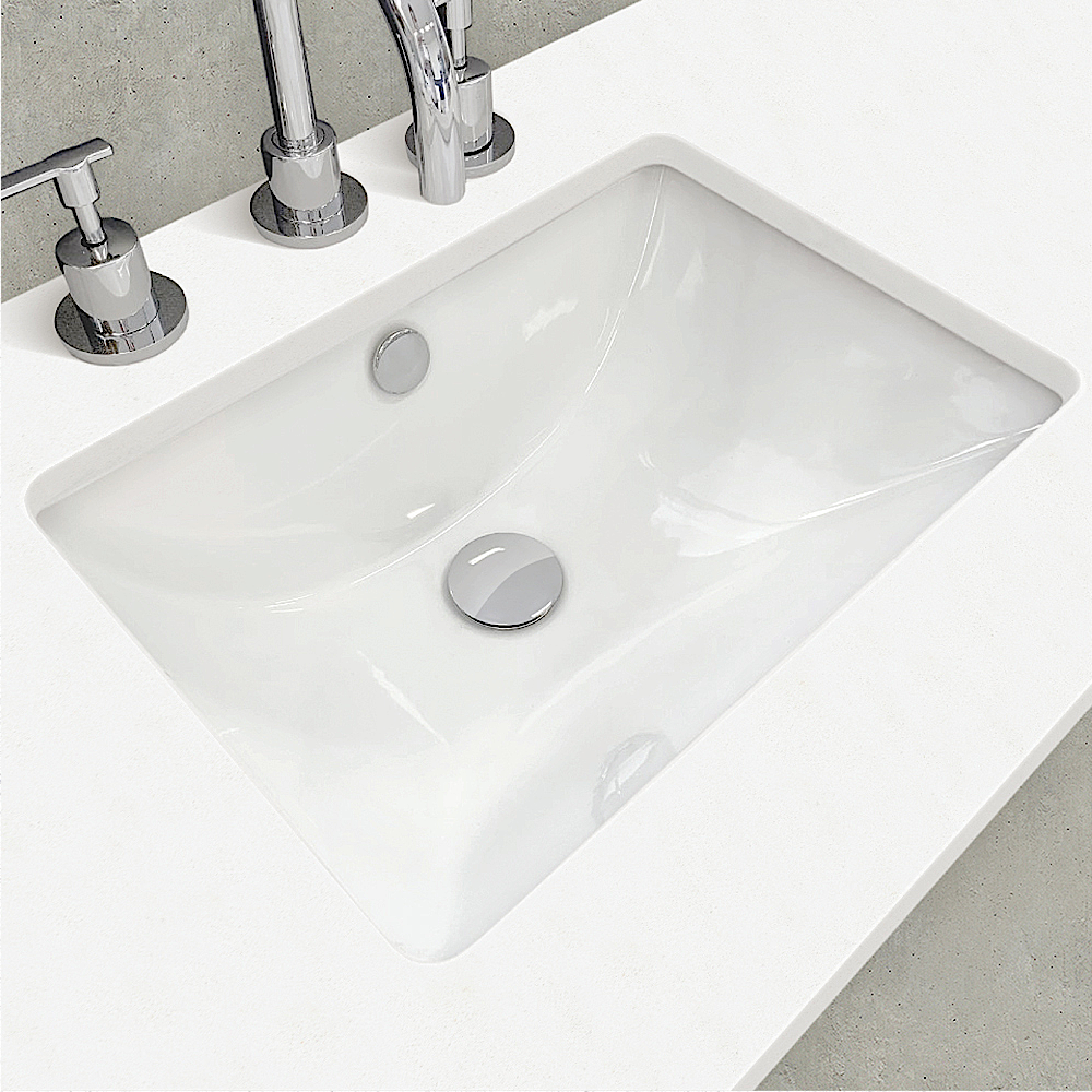 Fienza SC150ZBD Crystal Pure Undermount Stone Top Vanity - 59