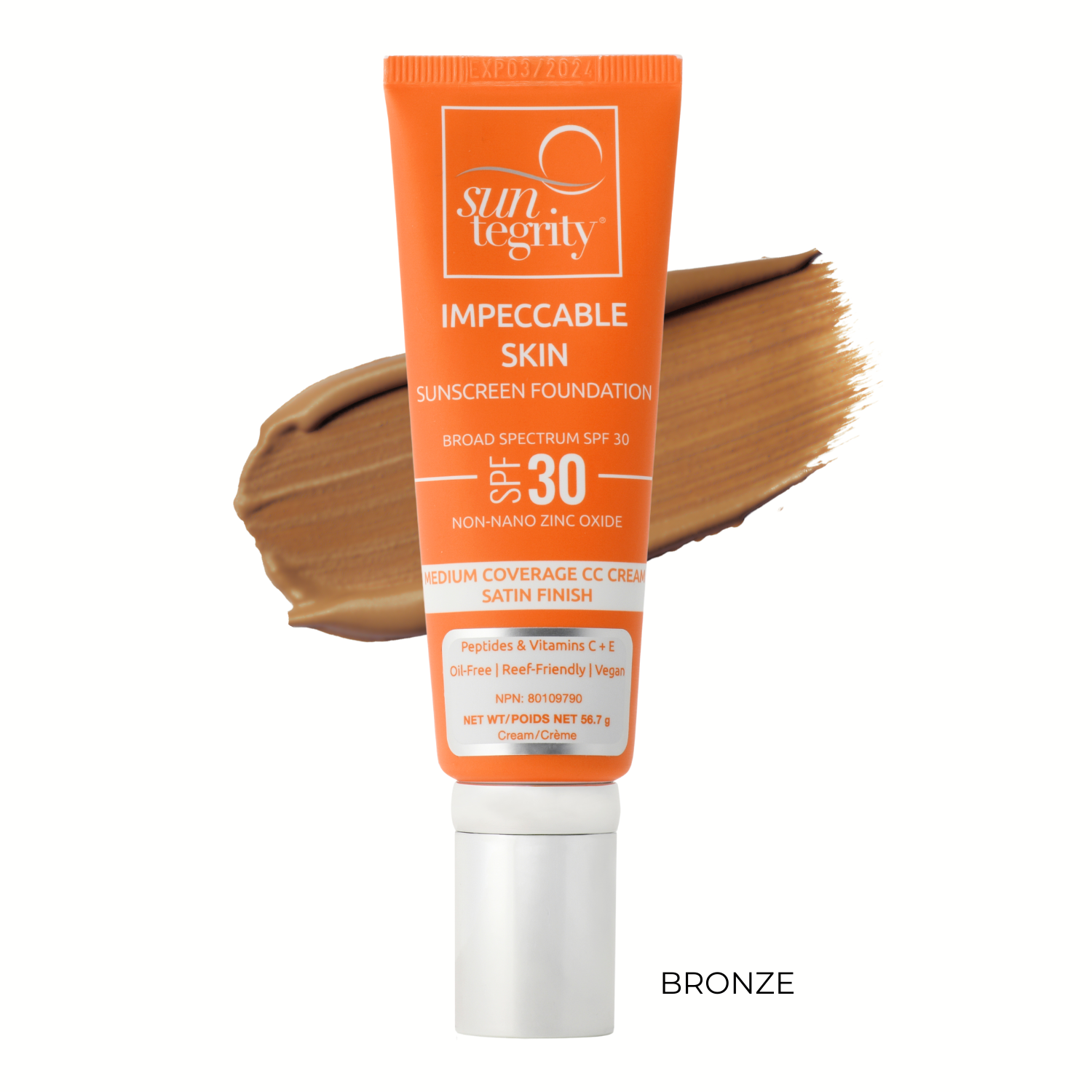 Impeccable Skin SPF 30 Sunscreen Lotion - Broad Spectrum UVA/UVB Protection, Lightweight & Non-Greasy Formula for Daily Face & Body Use | Perfect for Outdoor Activities, Beach & Everyday Sun Protection