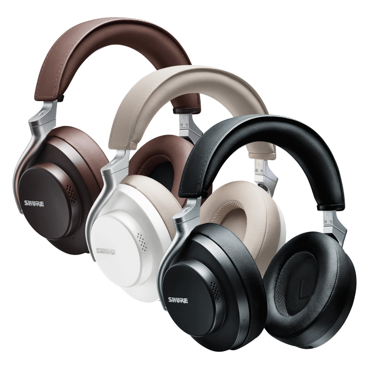 Shure AONIC 50 Gen 1 Wireless Noise Cancelling Headphones - Premium Bluetooth Over-Ear Headset with Active Noise Cancellation (Open Box) - Perfect for Travel, Work & Music Lovers