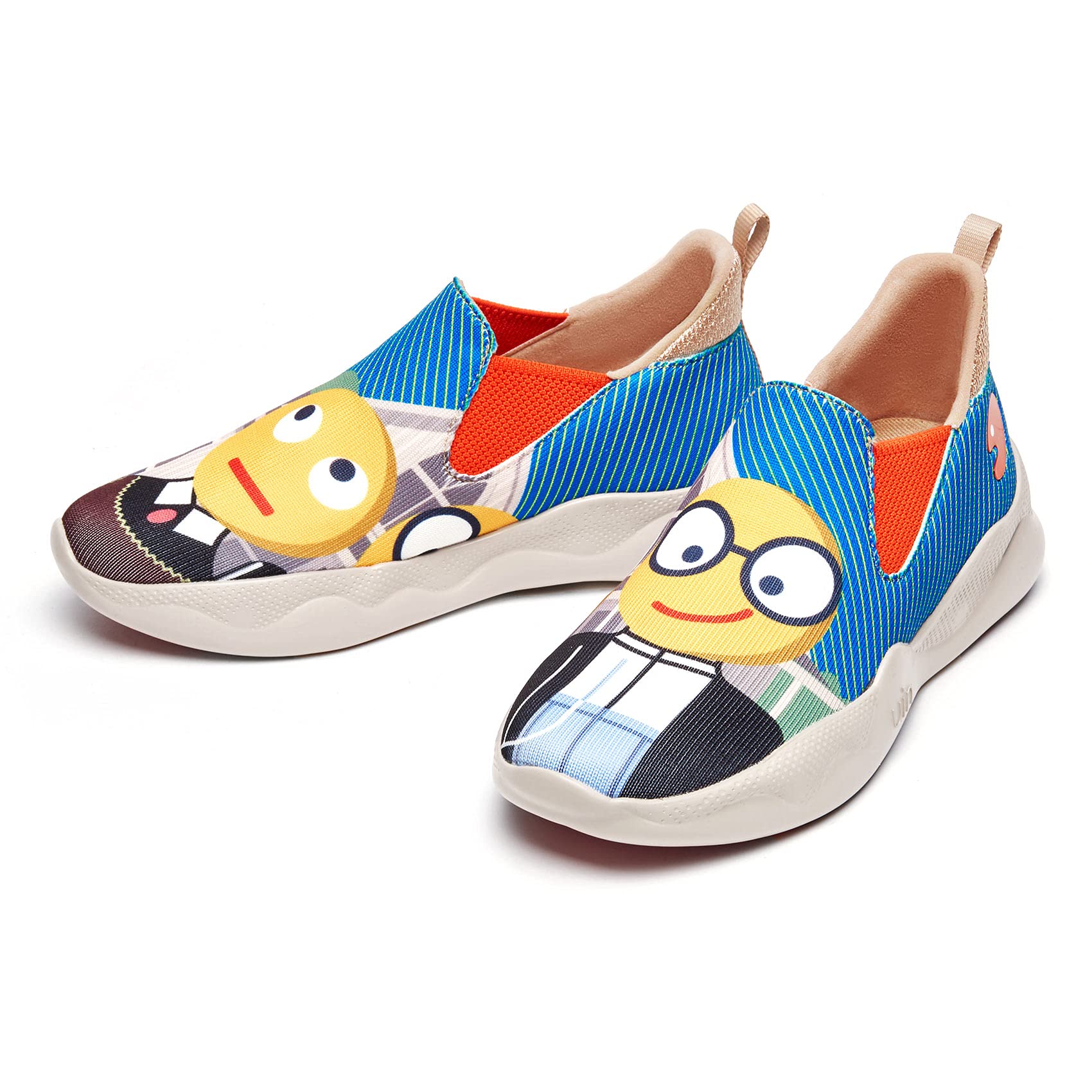UIN Women's Fashion Sneakers - Lightweight Walking Shoes for Women, Slip On Casual Comfortable Athletic Shoes with Artistic Painting Design | Perfect for Travel, Workout & Everyday Wear