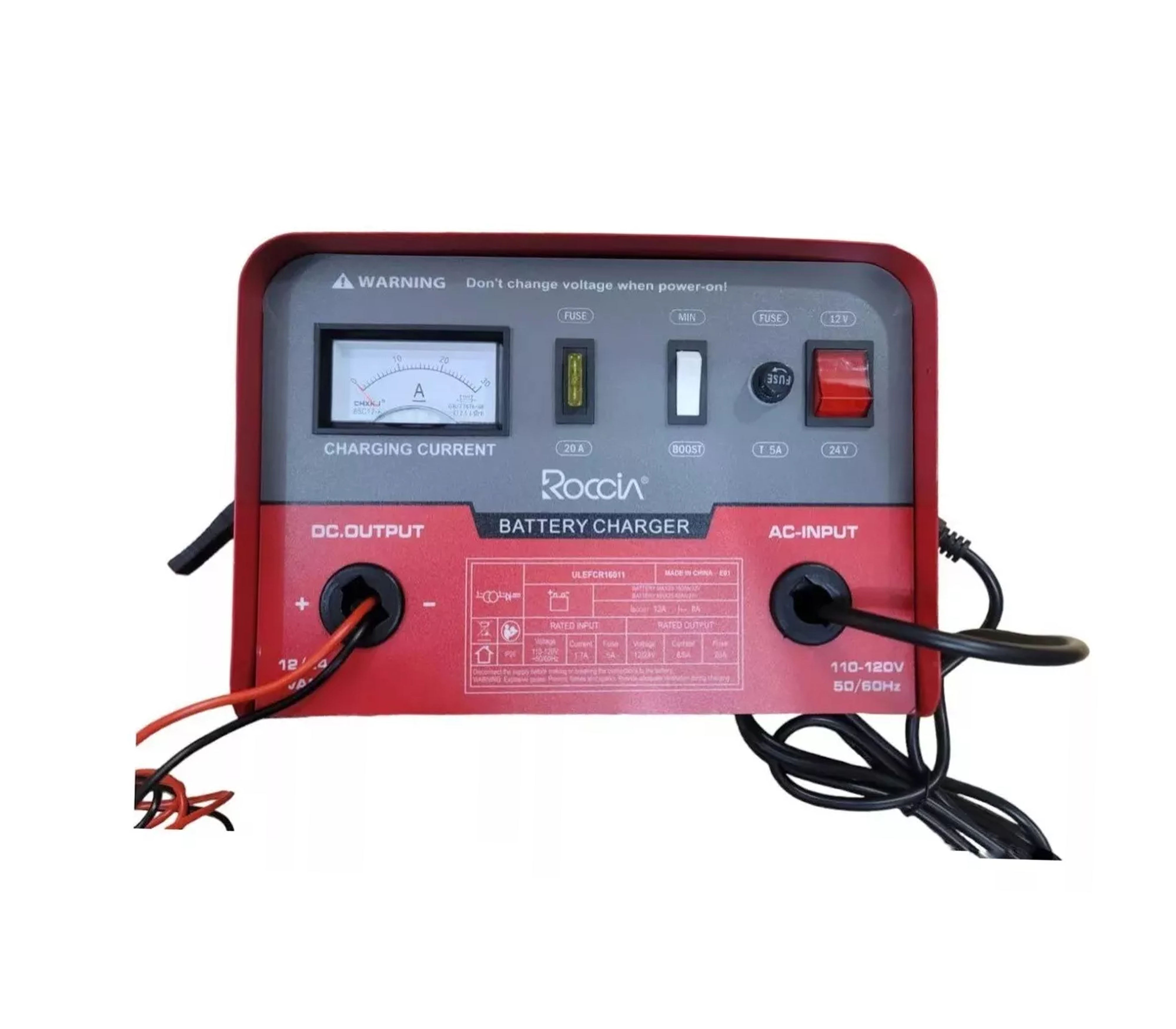 12V/24V Car Battery Charger for Trucks, Cars, SUVs - Fast Charging & Maintenance Mode - Perfect for Road Trips, Emergency Power & Winter Storage