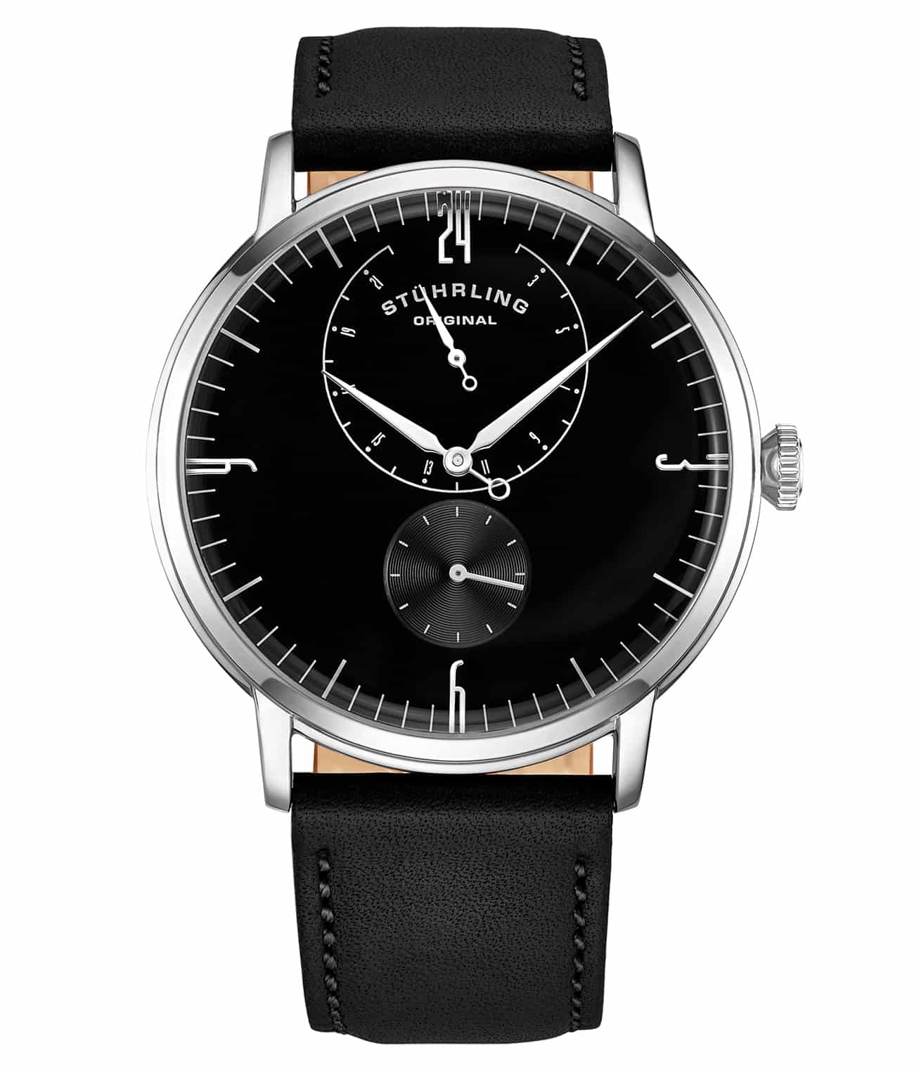 White Dial / Rose Case / Brown Leather Strap Tang Buckle