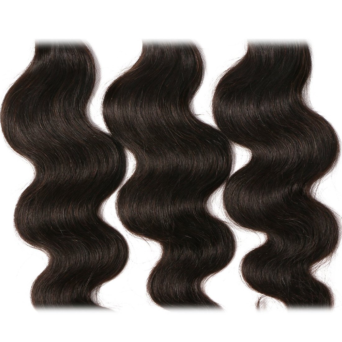 Beauty Forever Indian Body Wave Hair Extensions - 4 Bundles 100% Unprocessed Virgin Human Hair Weaves, Natural Color (16 18 20 22 Inch), 95-100g per Bundle | Perfect for Daily Styling, Special Occasions & Salon-Quality Looks